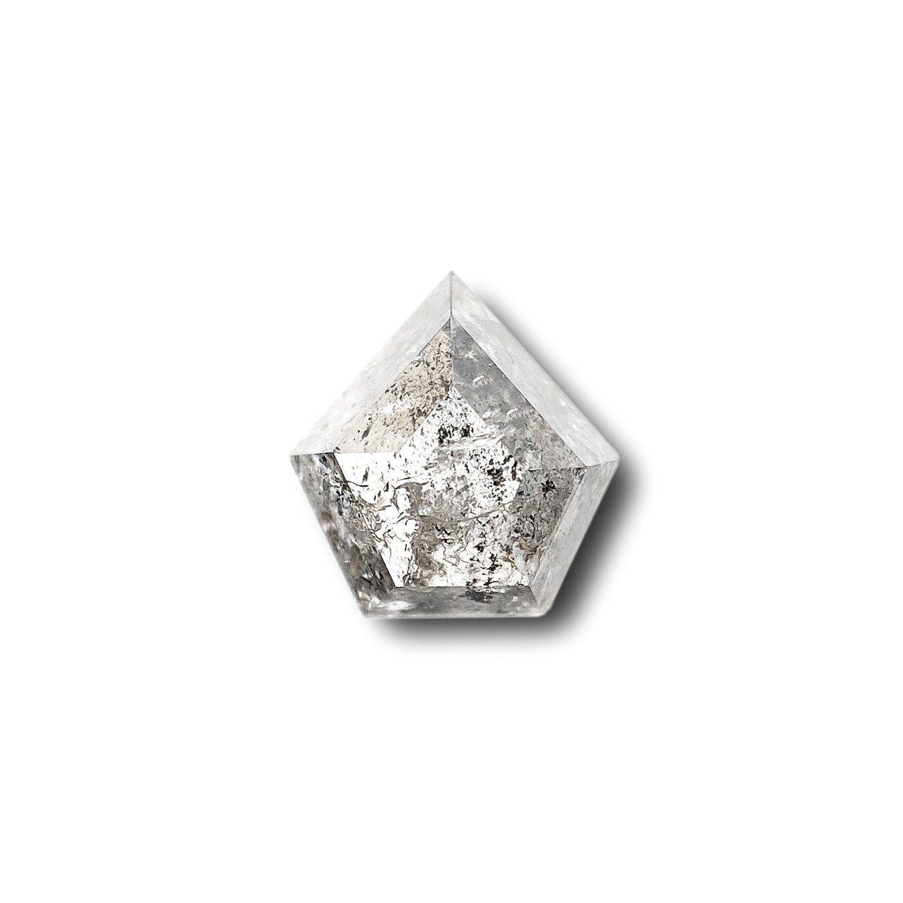 0.89ct | Rustic Shield Shape Step Cut Diamond - Modern Rustic Diamond