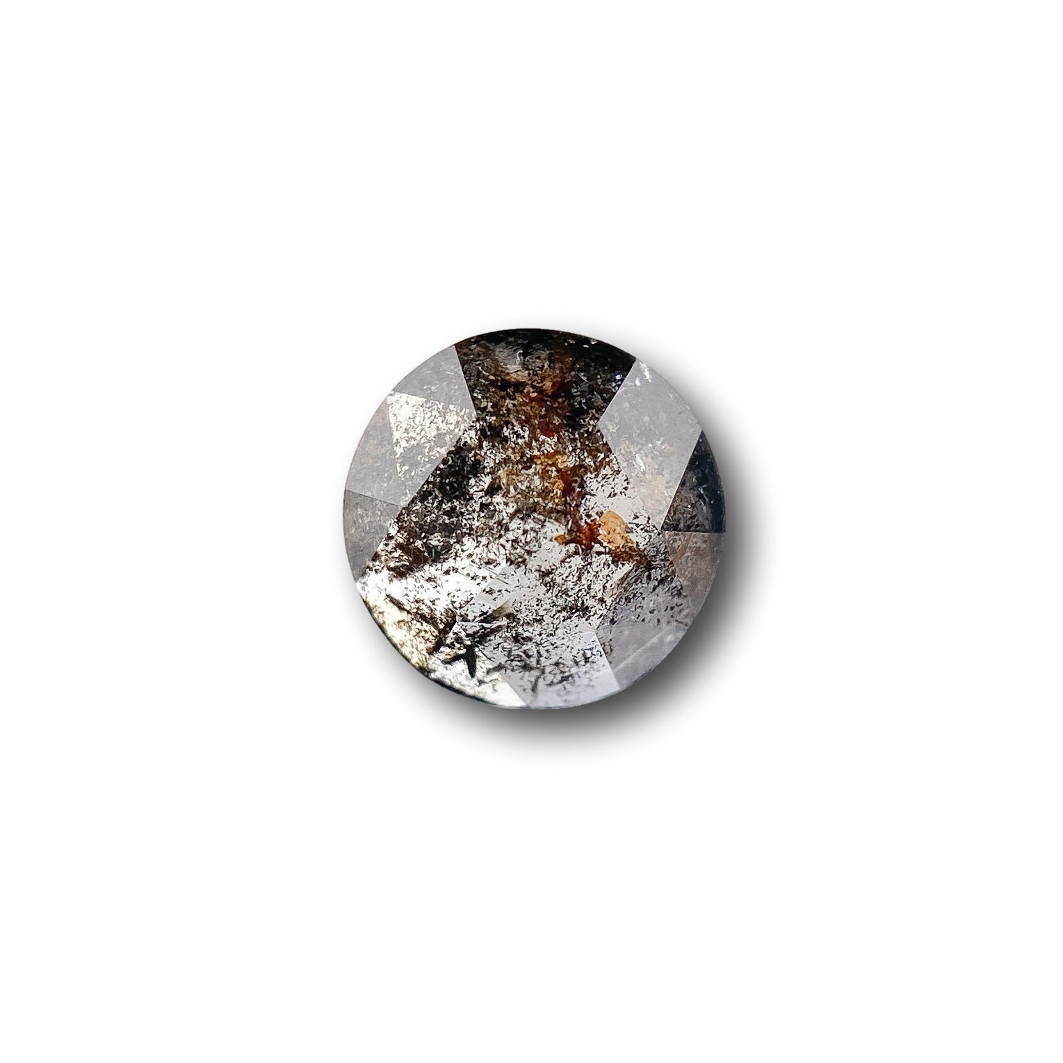 0.44ct | Rustic  Round Shape Rose Cut Diamond - Modern Rustic Diamond