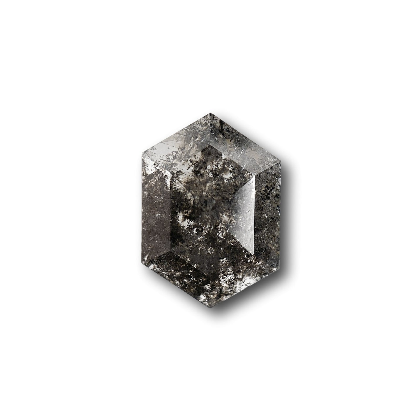 1.14ct | Rustic  Hexagon Shape Rose Cut Diamond - Modern Rustic Diamond