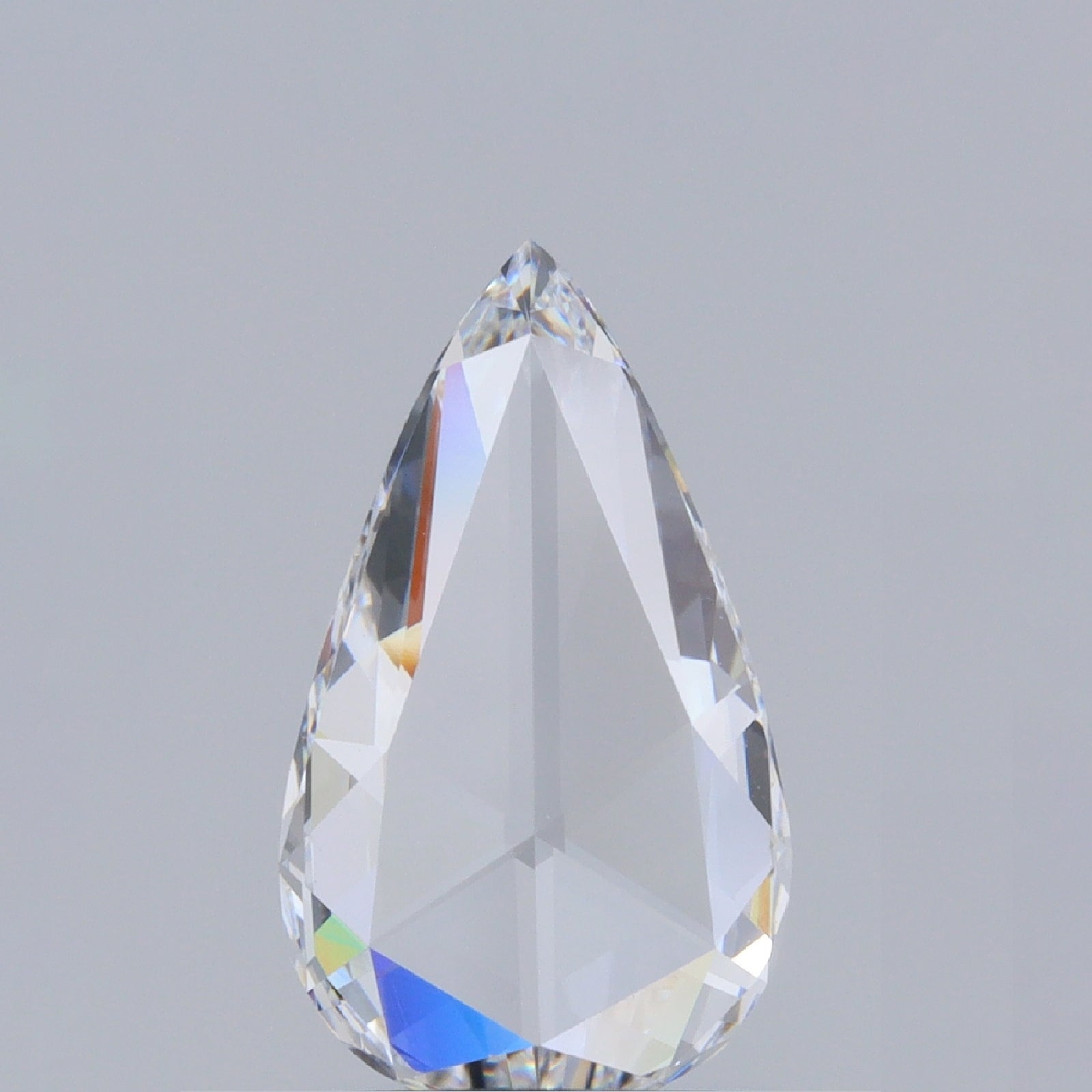 1.04ct | D/VVS2 Pear Shape Rose Cut Diamond (GIA) - Modern Rustic Diamond