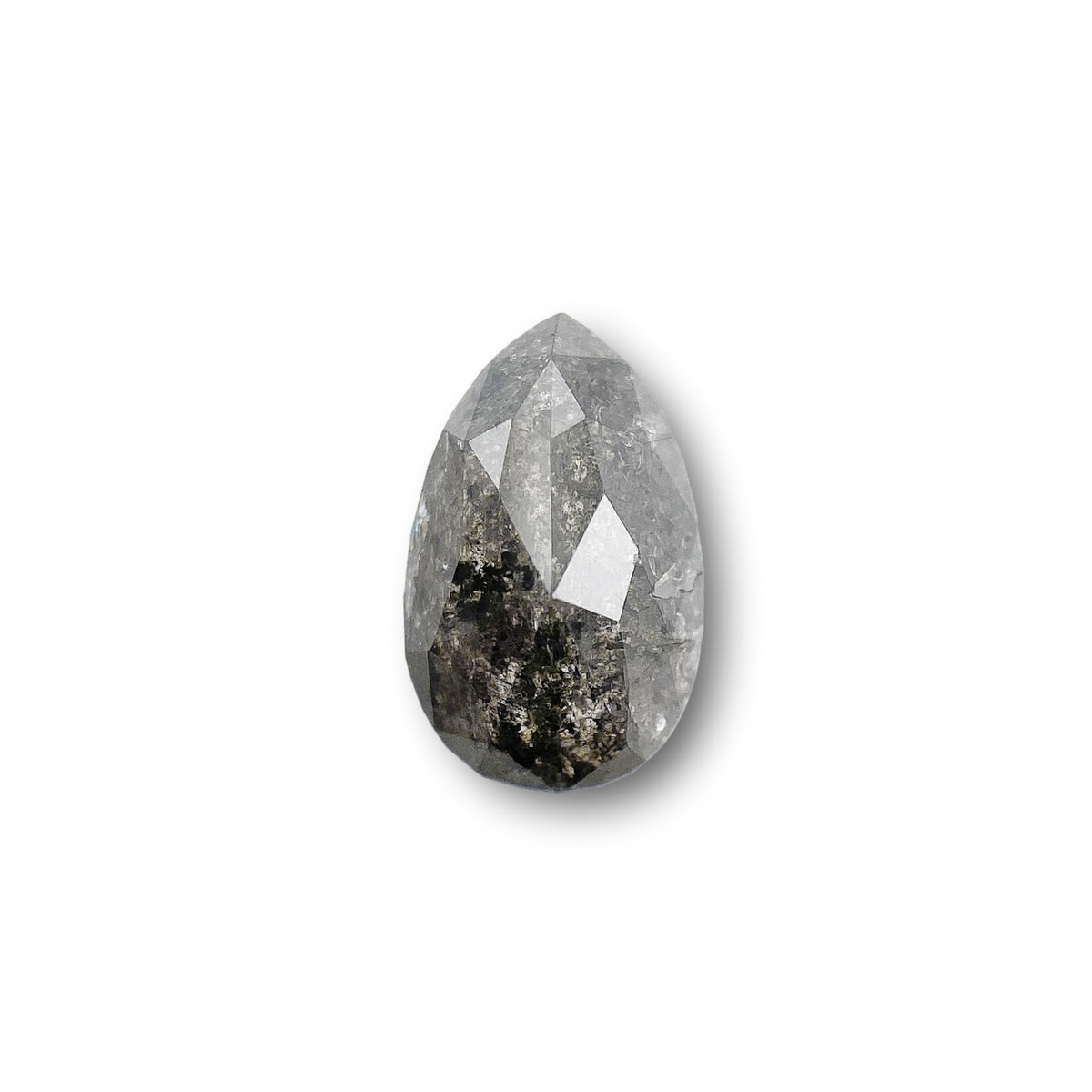 1.23ct | Rustic  Pear Shape Rose Cut Diamond - Modern Rustic Diamond
