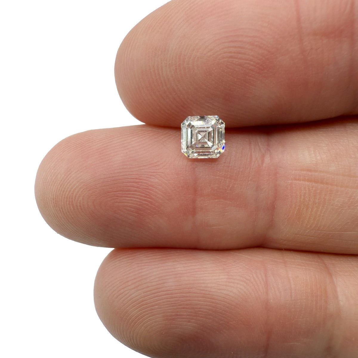 0.80ct | I/VS2 Asscher Shape Step Cut Diamond (GIA) - Modern Rustic Diamond