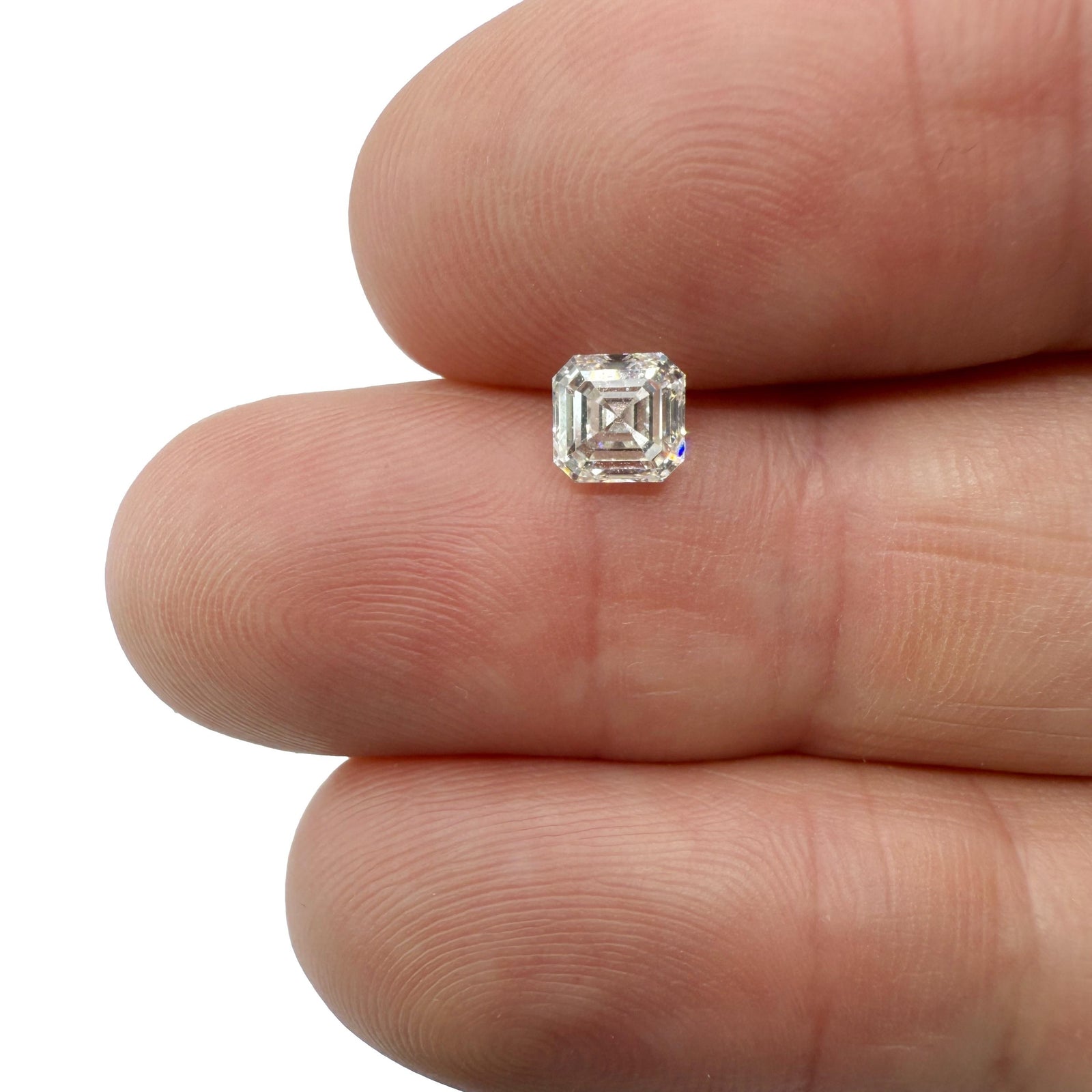 0.80ct | I/VS2 Asscher Shape Step Cut Diamond (GIA) - Modern Rustic Diamond