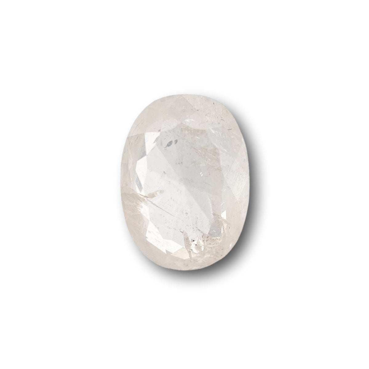 1.29ct | Salt &amp; Pepper Oval Shape Rose Cut Diamond - Modern Rustic Diamond