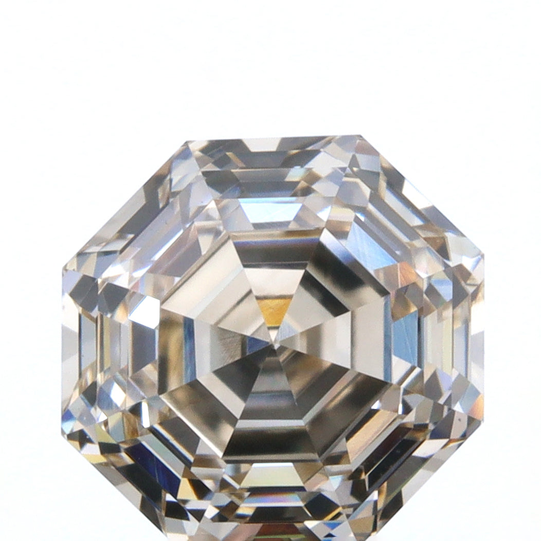 0.88ct | Champagne VVS Octagonal Shape Step Cut Diamond - Modern Rustic Diamond