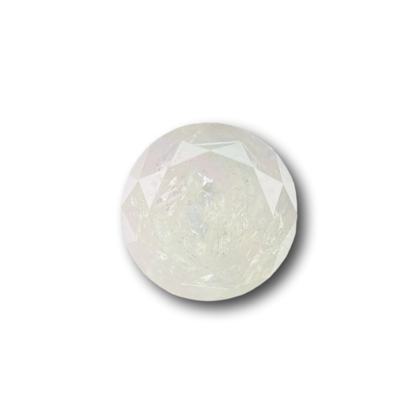 1.32ct | Salt & Pepper Round Shape Brilliant Cut Diamond - Modern Rustic Diamond