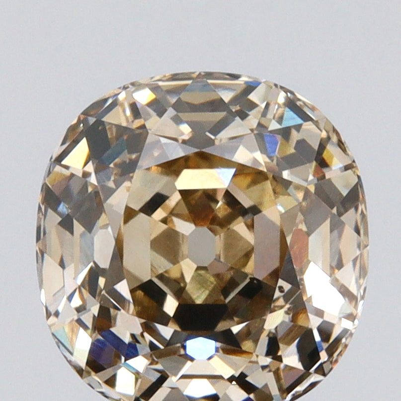 2.19ct | Fancy Light Brown SI1 Cushion Shape Old Mine Cut Diamond (GIA) - Modern Rustic Diamond