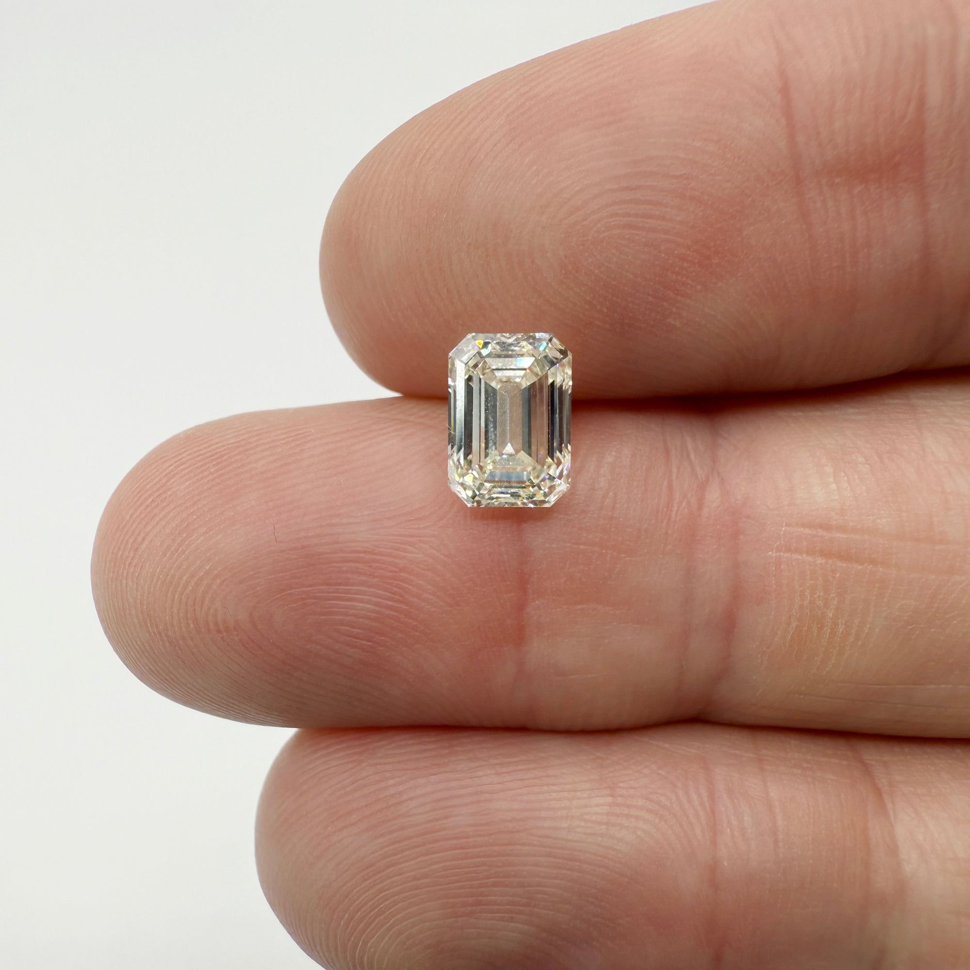 1.64ct | M/VS1 Emerald Shape Brilliant Cut Diamond (GIA) - Modern Rustic Diamond