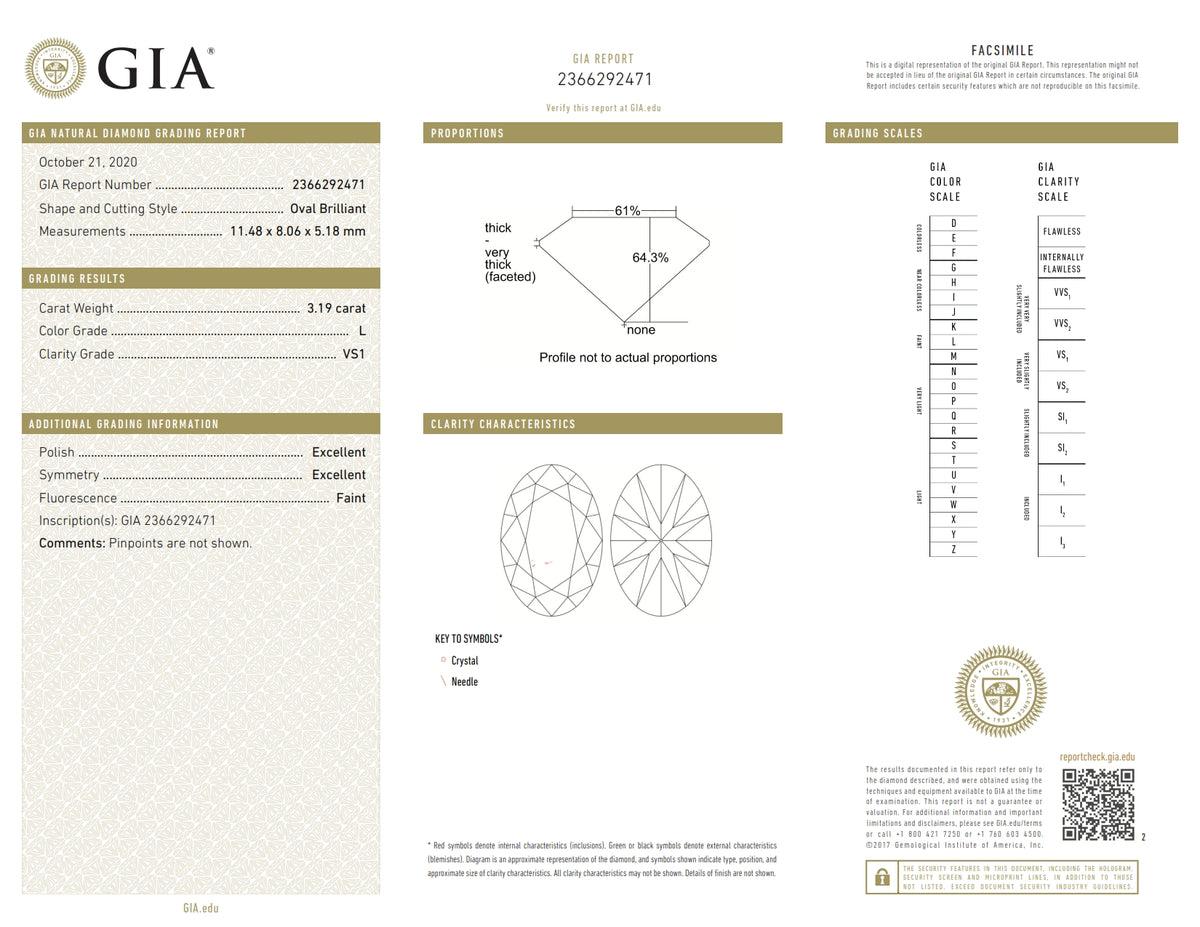 3.19ct | L/VS1 Oval Shape Brilliant Cut Diamond (GIA) - Modern Rustic Diamond