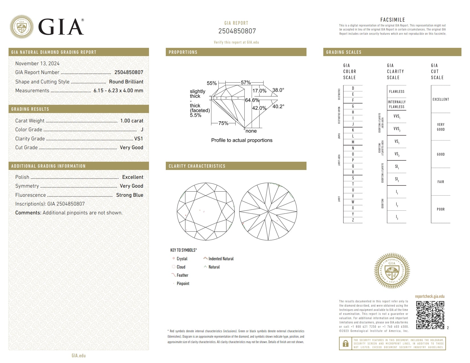 1.00ct | J/VS1 Round Shape Brilliant Cut Diamond (GIA) - Modern Rustic Diamond