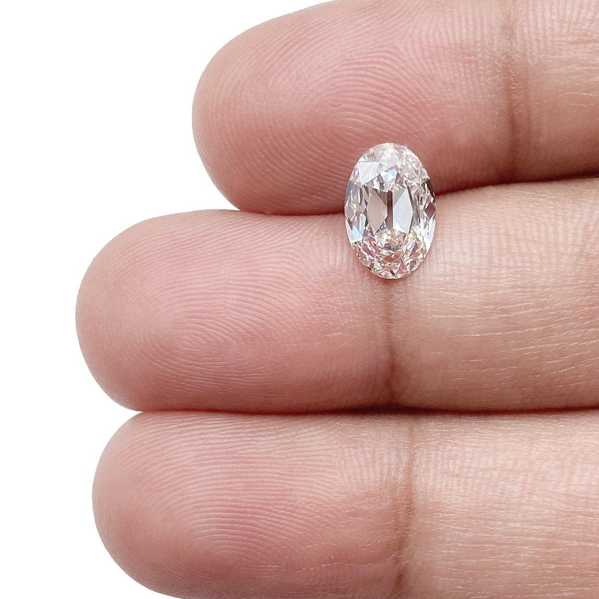 1.08ct | H/VVS1 Oval Shape Old Mine Cut Diamond (GIA) - Modern Rustic Diamond