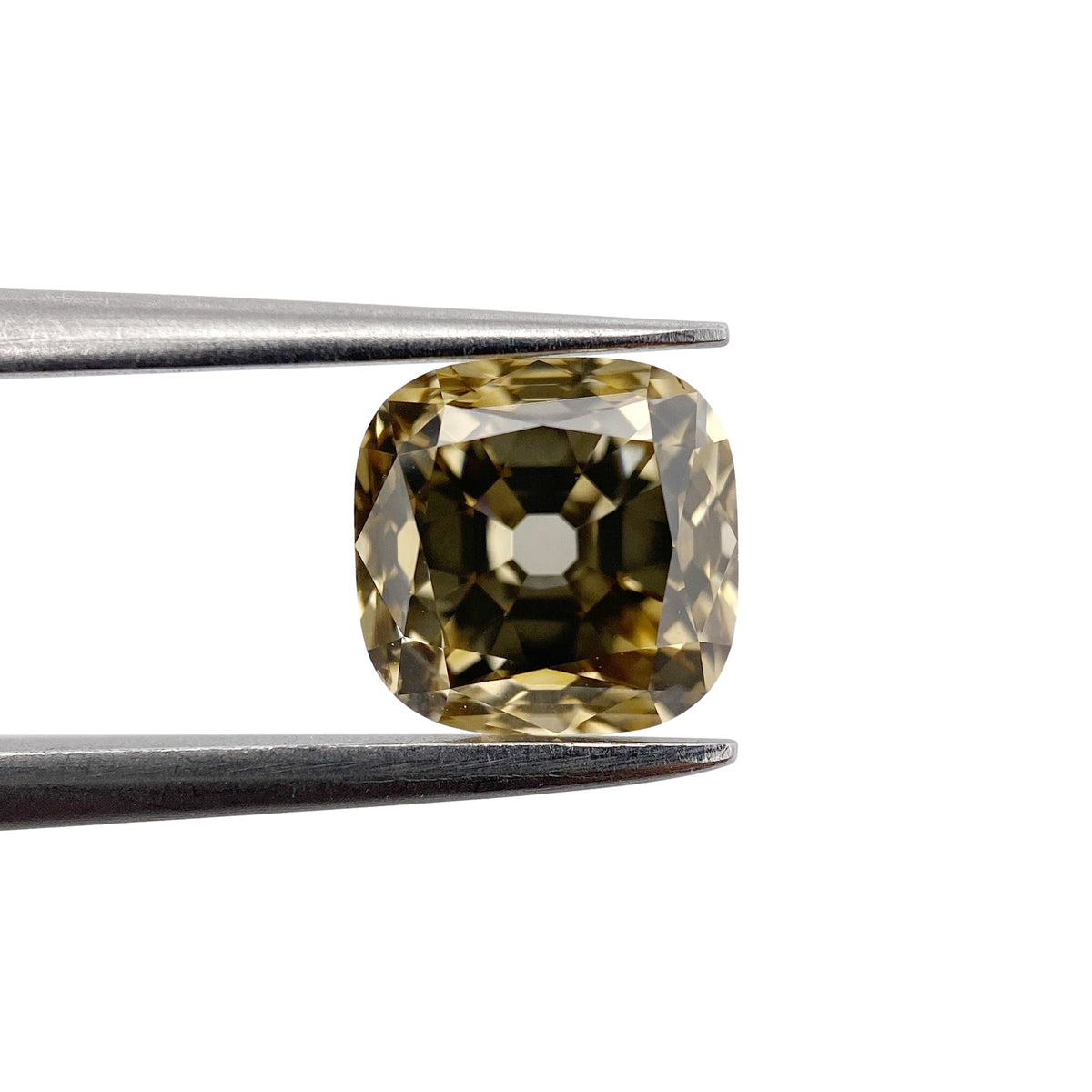 2.01ct | Champagne VVS Cushion Shape Old Mine Cut Diamond-Modern Rustic Diamond