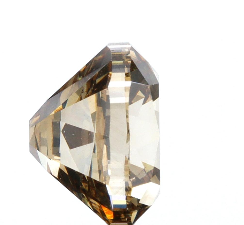 2.01ct | Champagne VVS Cushion Shape Old Mine Cut Diamond-Modern Rustic Diamond