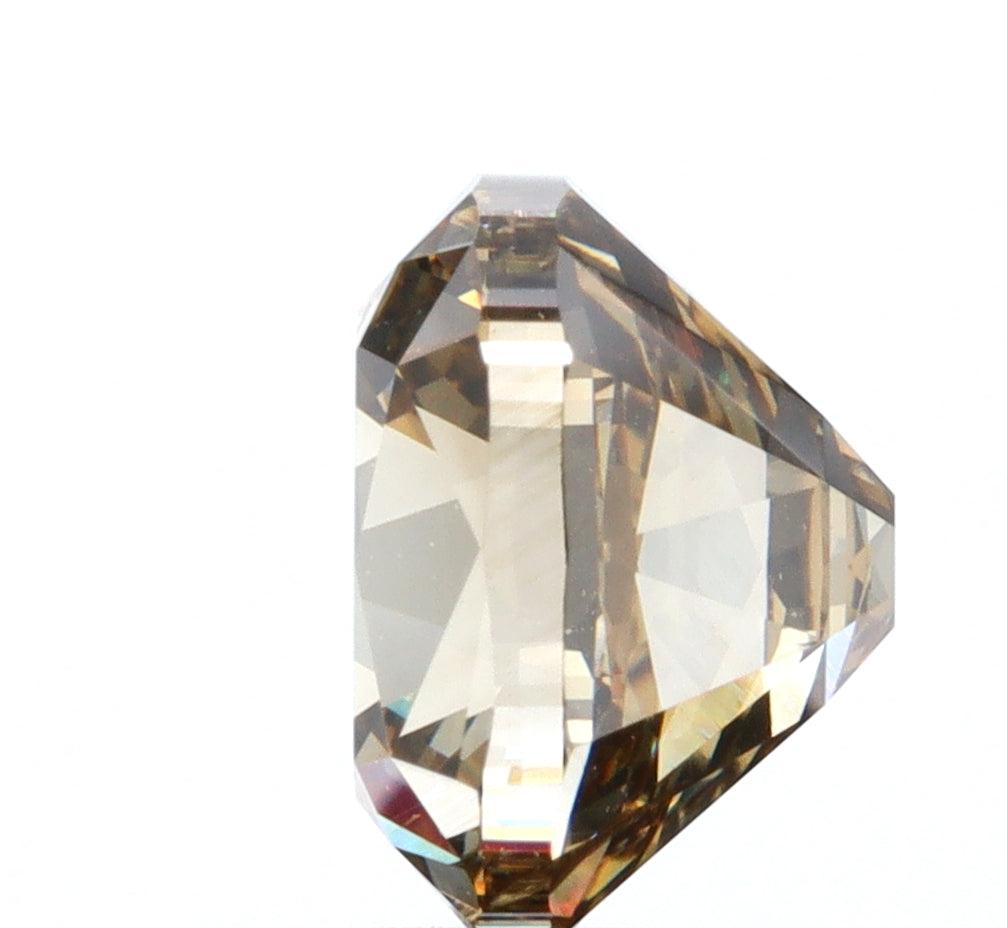 2.01ct | Champagne VVS Cushion Shape Old Mine Cut Diamond-Modern Rustic Diamond
