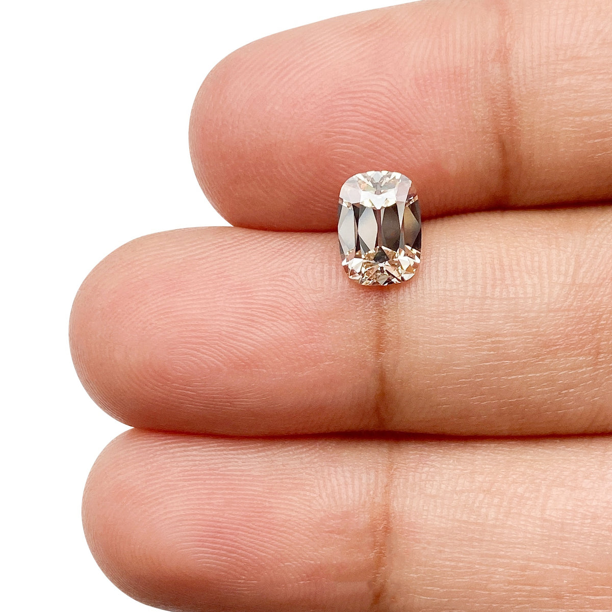 1.11ct | O-P/VS2 Cushion Shape Old Mine Cut Diamond (GIA) - Modern Rustic Diamond