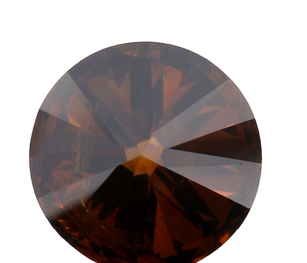1.00ct | Cognac VS-SI Round Shape Brilliant Cut Diamond - Modern Rustic Diamond