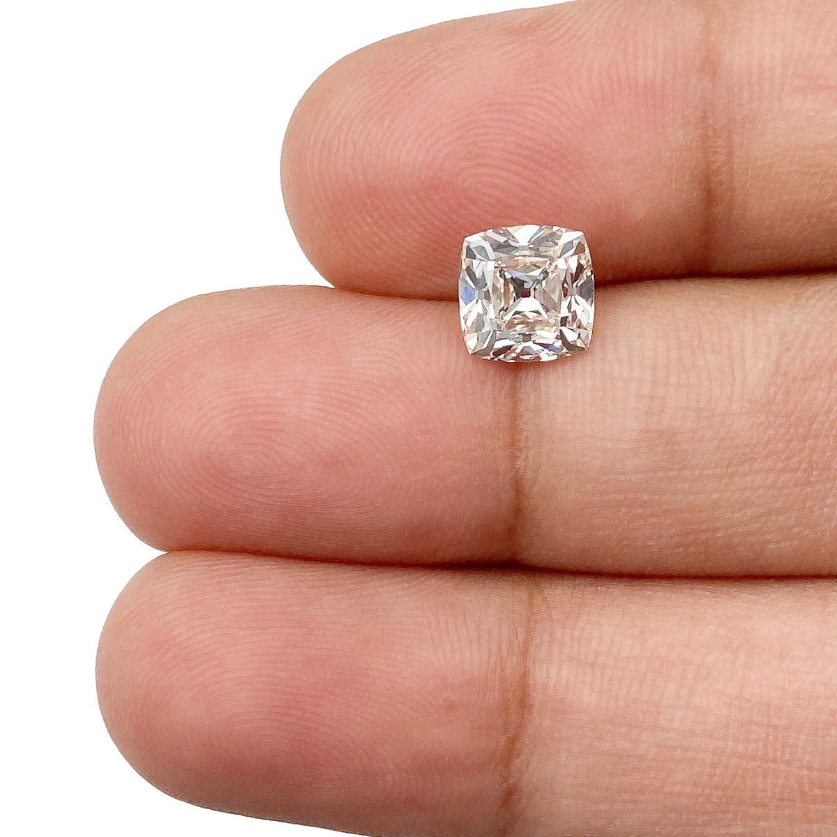 1.50ct | K/VS2 Cushion Shape Old Mine Cut Diamond (GIA) - Modern Rustic Diamond