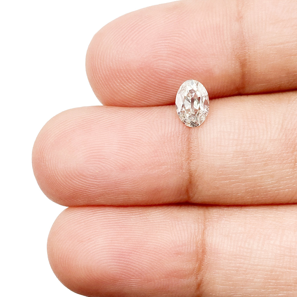 0.41ct | G-H/SI Oval Shape Old Mine Cut Diamond - Modern Rustic Diamond