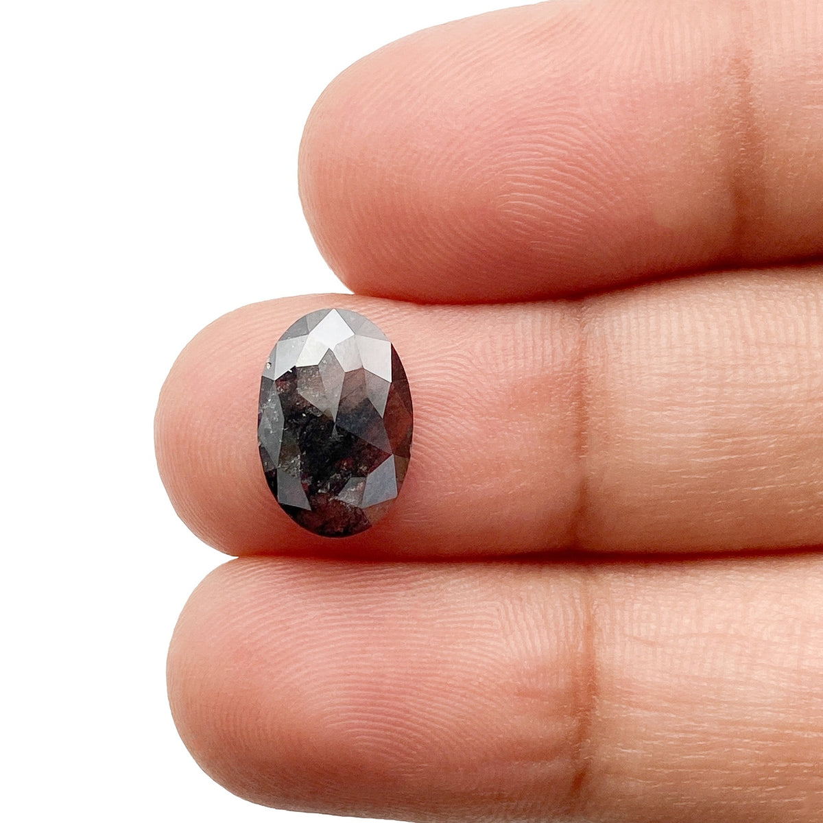 2.20ct | Rustic  Oval Shape Rose Cut Diamond - Modern Rustic Diamond