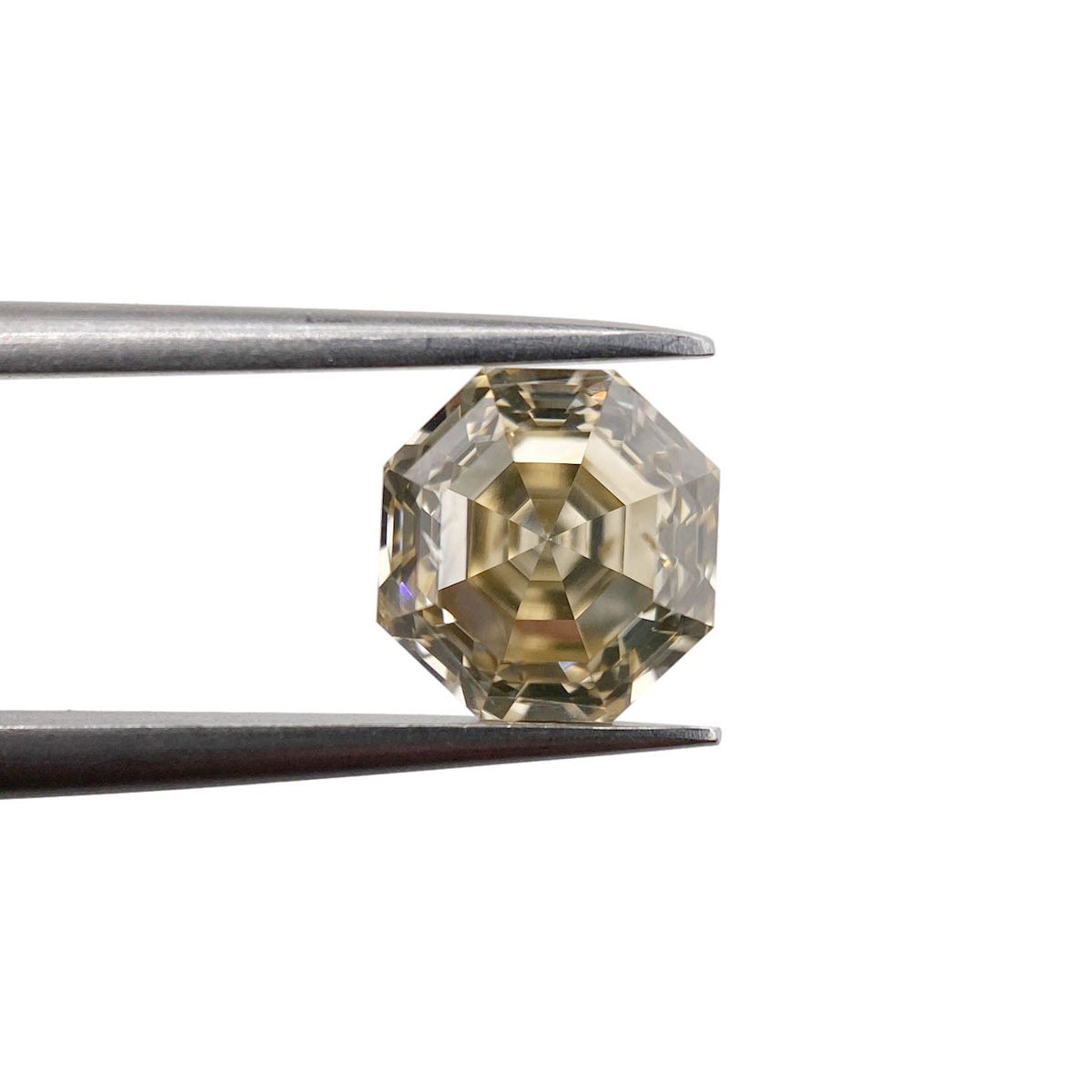 2.04ct | Champagne VS Octagonal Shape Step Cut Diamond-Modern Rustic Diamond