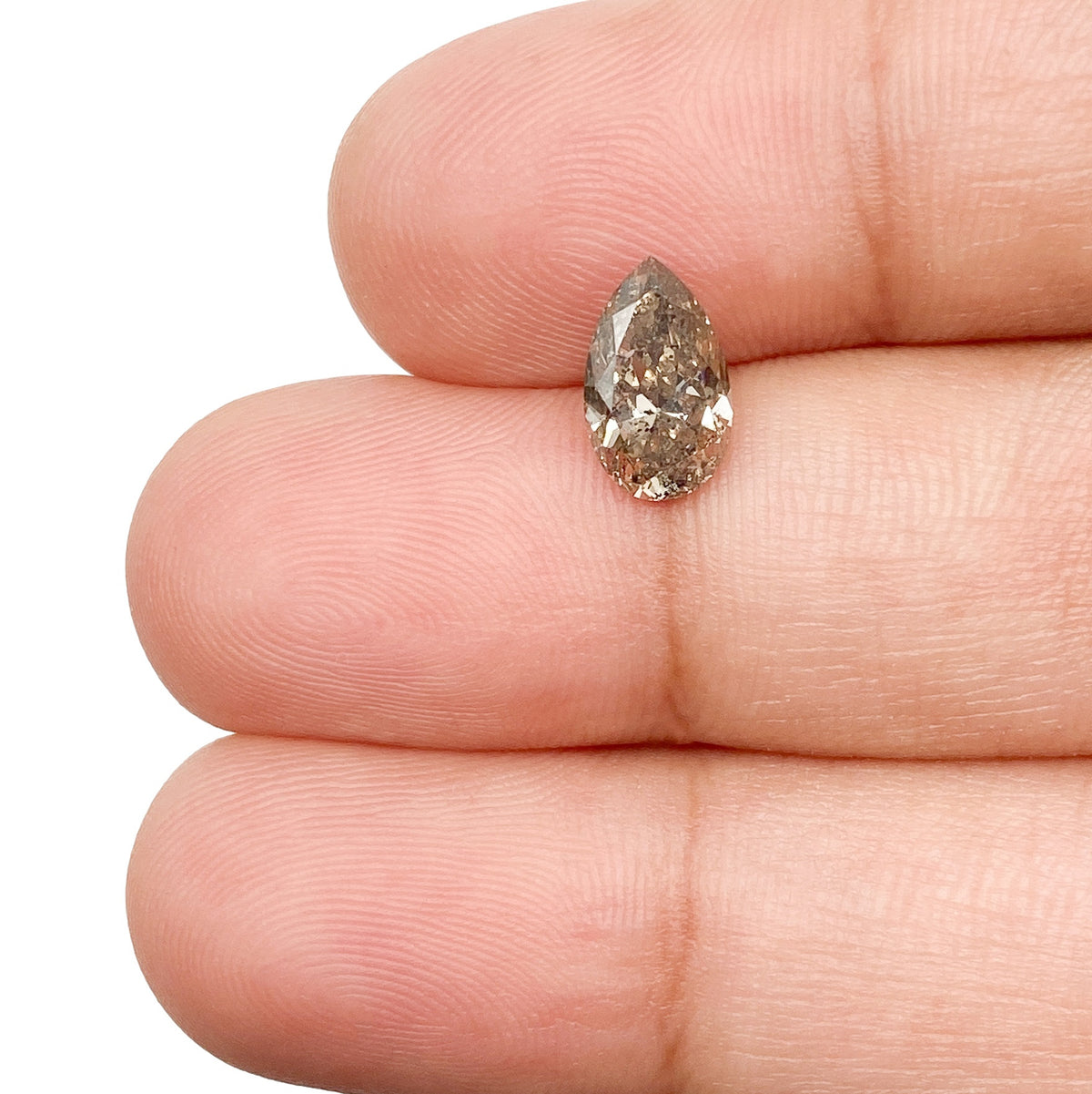 1.19ct | Rustic Pear Shape Brilliant Cut Diamond - Modern Rustic Diamond