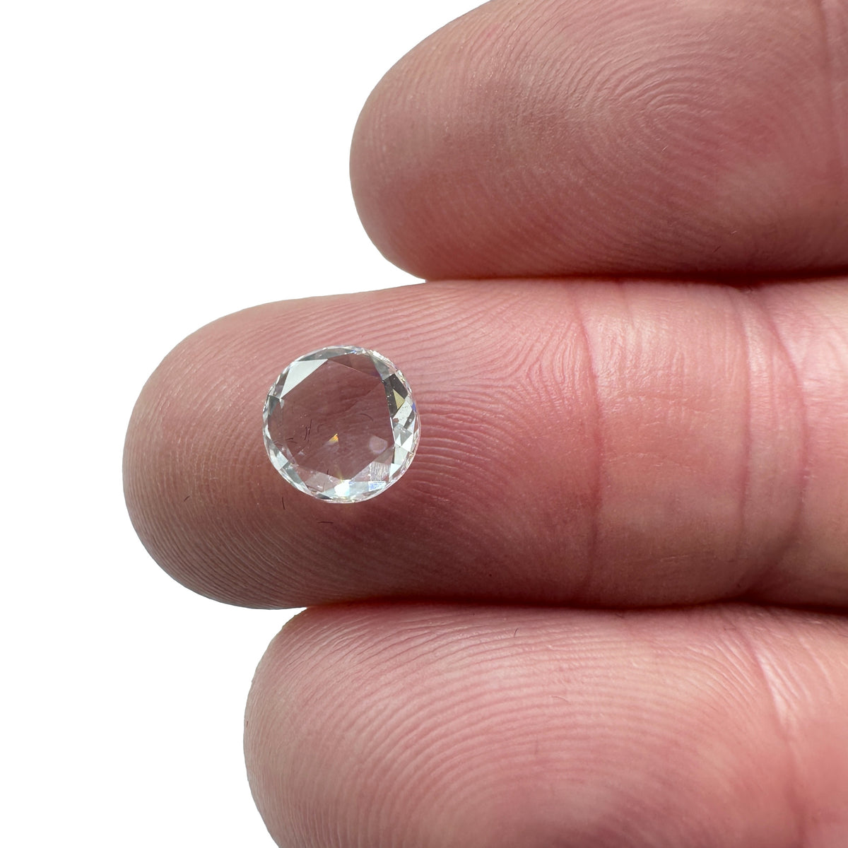 1.30ct | D/VS1 Round Shape Rose Cut Diamond (GIA) - Modern Rustic Diamond