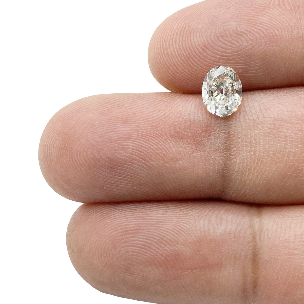 1.00ct | I/SI1 Oval Shape Old Mine Cut Diamond (GIA) - Modern Rustic Diamond