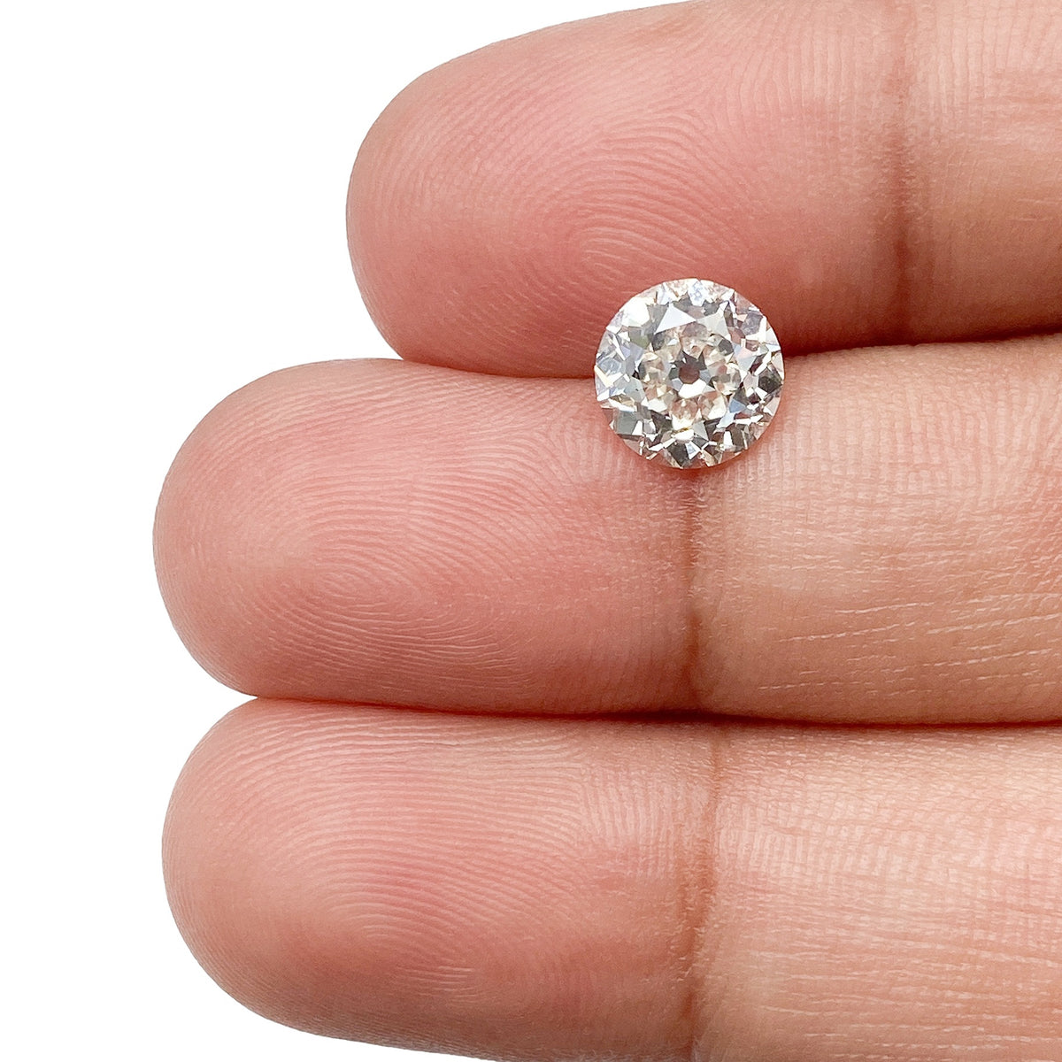 1.00ct | J/VS1 Round Shape Old European Cut Diamond (GIA) - Modern Rustic Diamond
