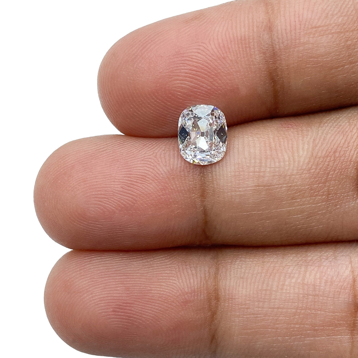 1.07ct | D/VS2 Cushion Shape Old Mine Cut Diamond (GIA) - Modern Rustic Diamond