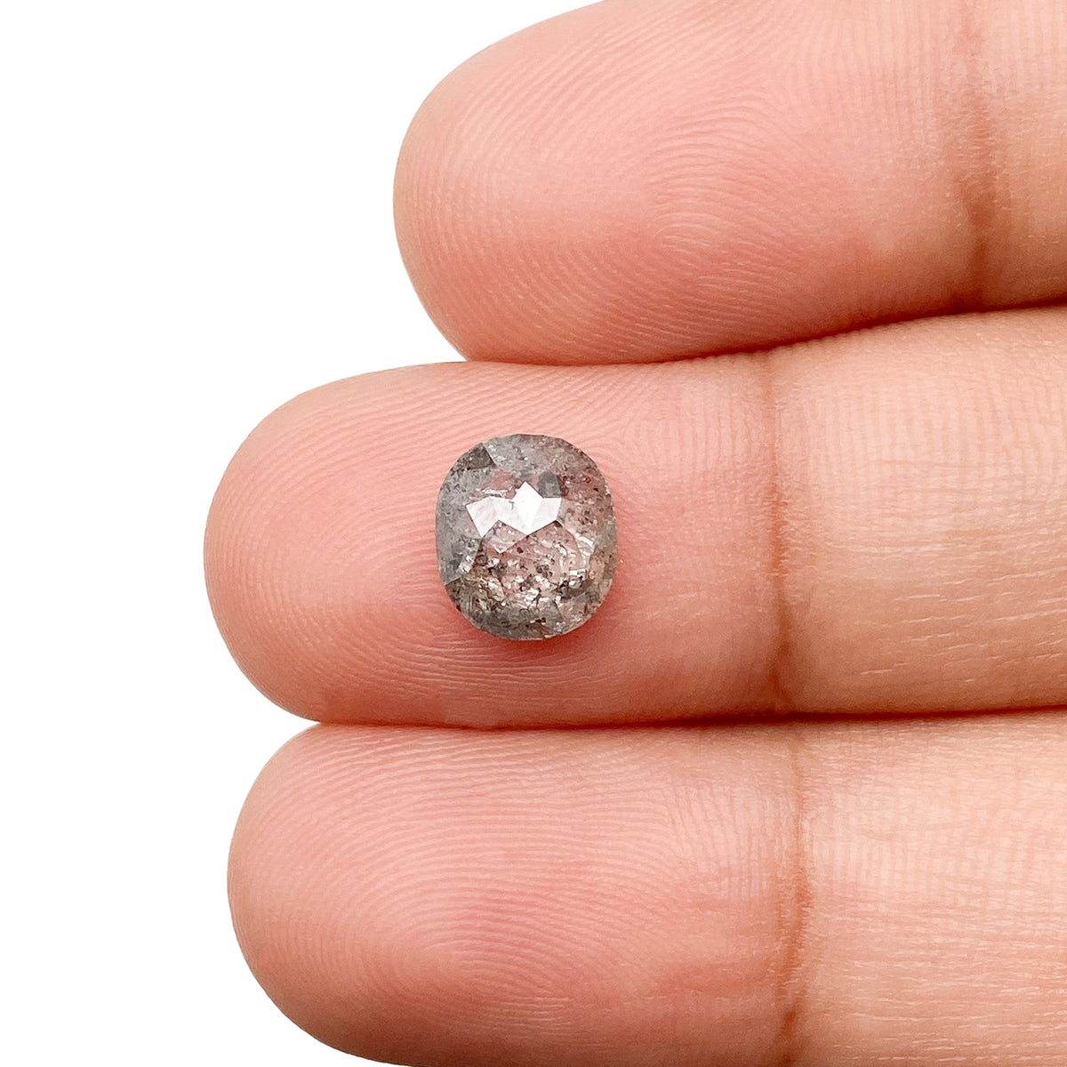 1.35ct | Rustic Cushion Shape Rose Cut Diamond - Modern Rustic Diamond