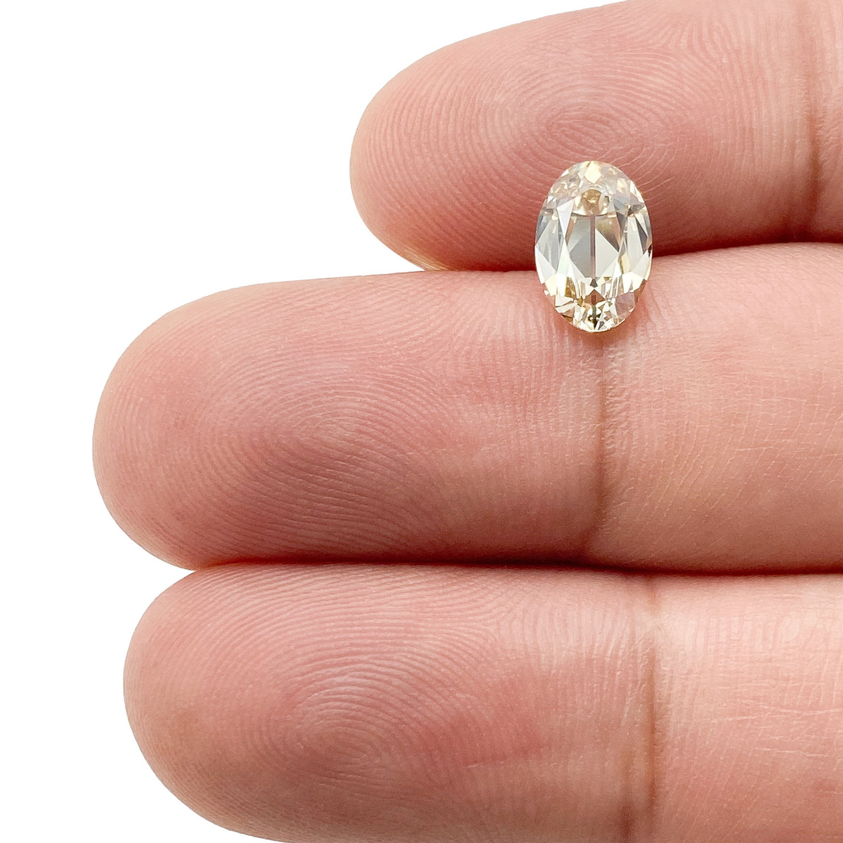 1.59ct | Fancy Brownish Yellow VS1 Oval Shape Old Mine Cut Diamond (GIA) - Modern Rustic Diamond