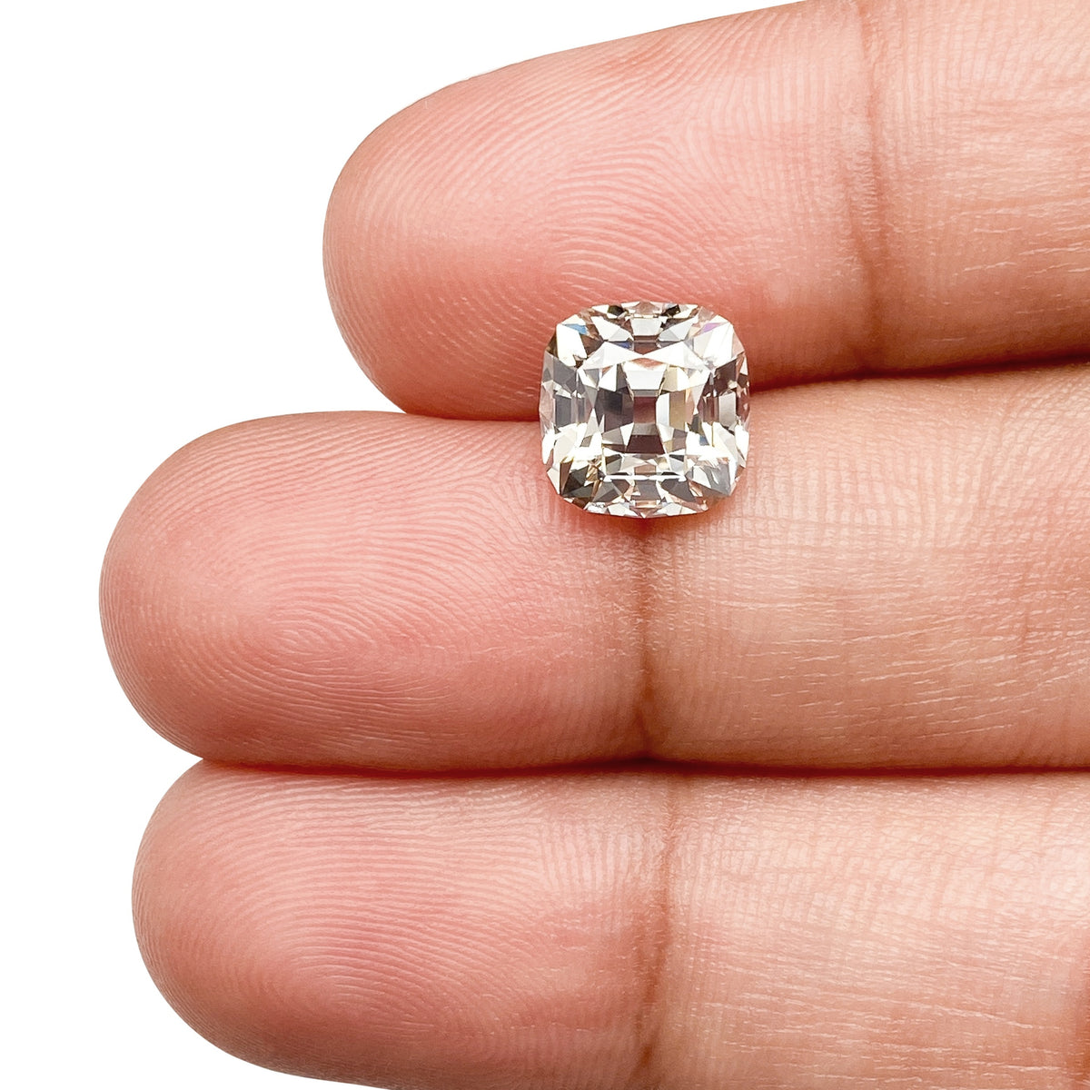 2.40ct | M/VS2 Cushion Shape Old Mine Cut Diamond (GIA) - Modern Rustic Diamond