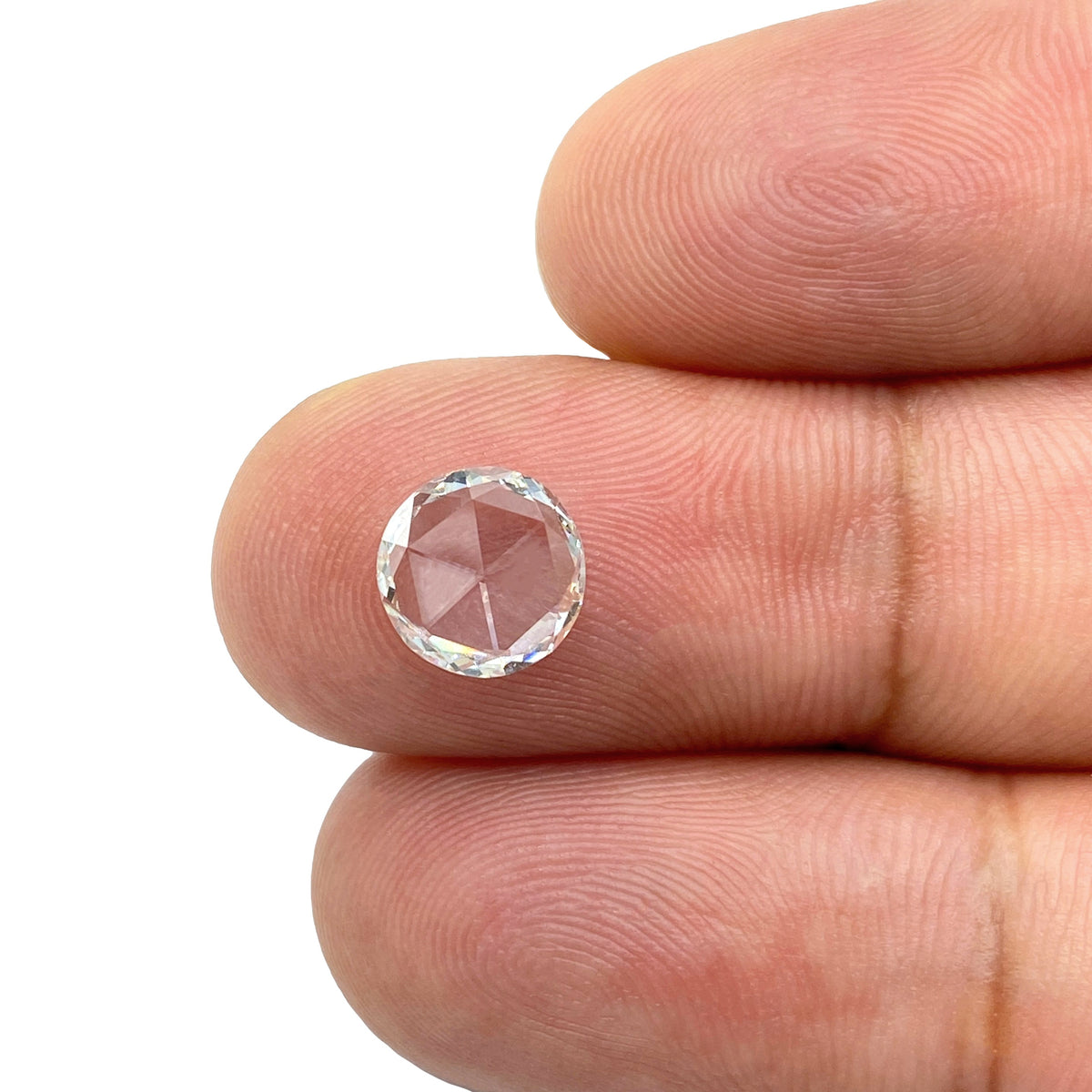 1.03ct | I/VS2 Round Shape Rose Cut Diamond (GIA) - Modern Rustic Diamond