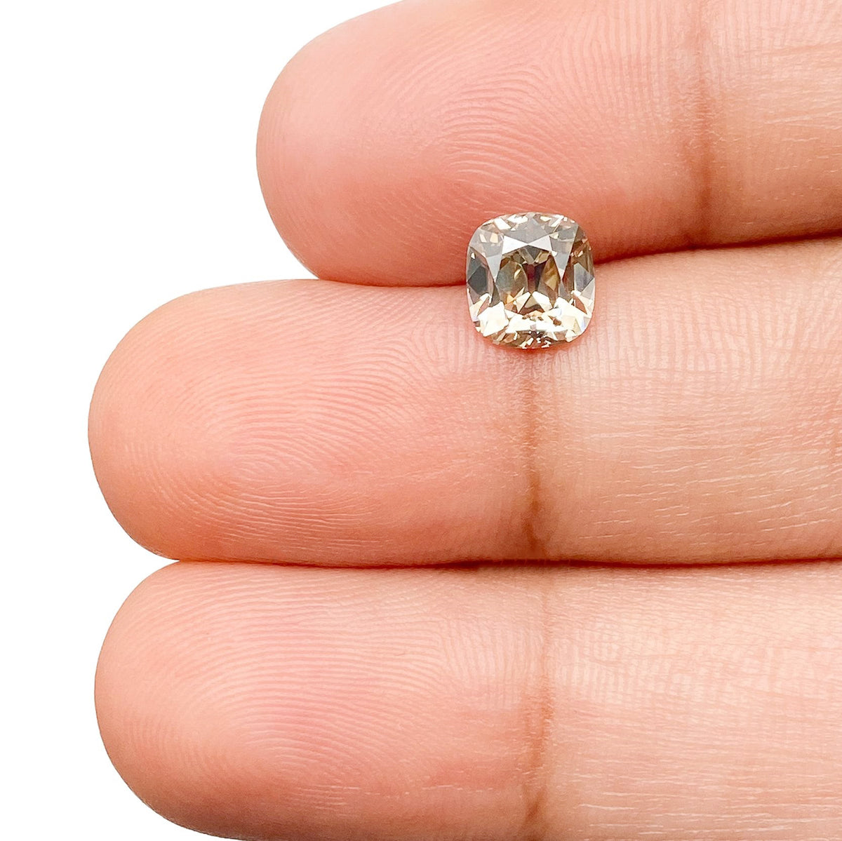 1.14ct | Y-Z/VS1 Cushion Shape Old Mine Cut Diamond (GIA) - Modern Rustic Diamond