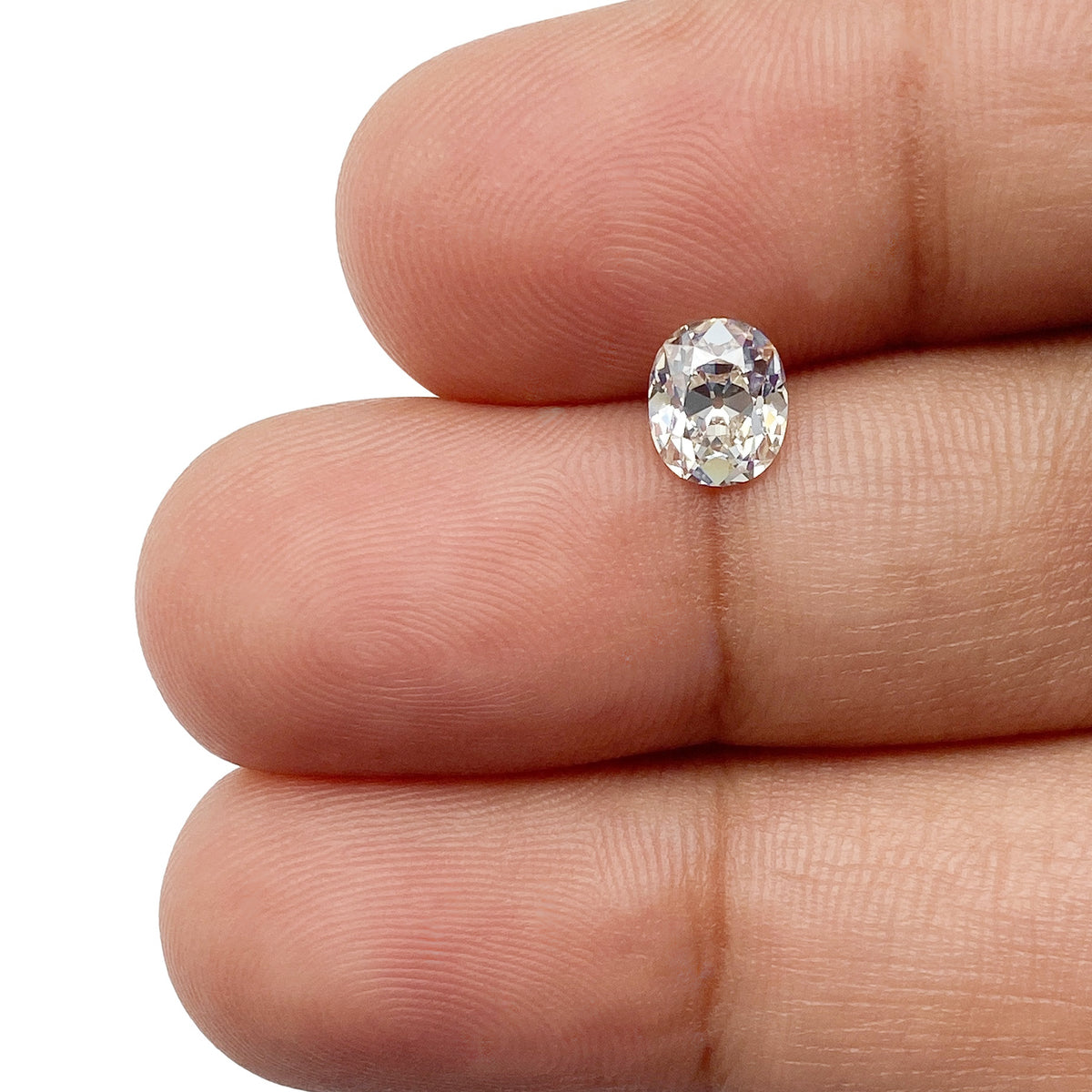 0.77ct | H-I/VVS Cushion Shape Old Mine Cut Diamond - Modern Rustic Diamond