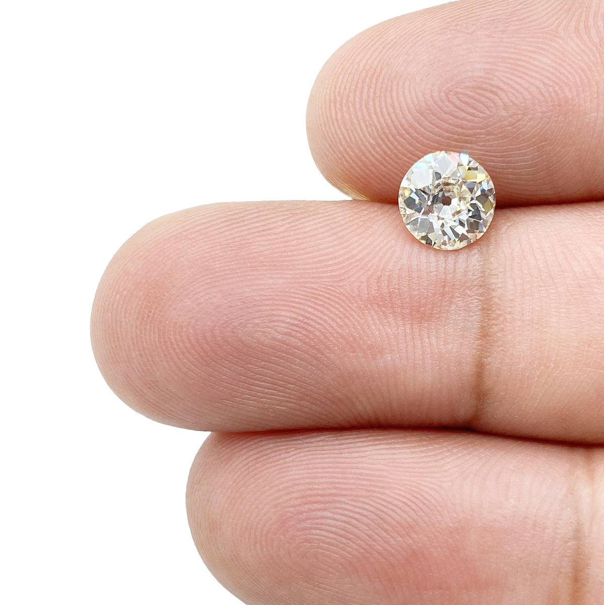 1.06ct | L/VS2 Round Shape Old European Cut Diamond (GIA) - Modern Rustic Diamond