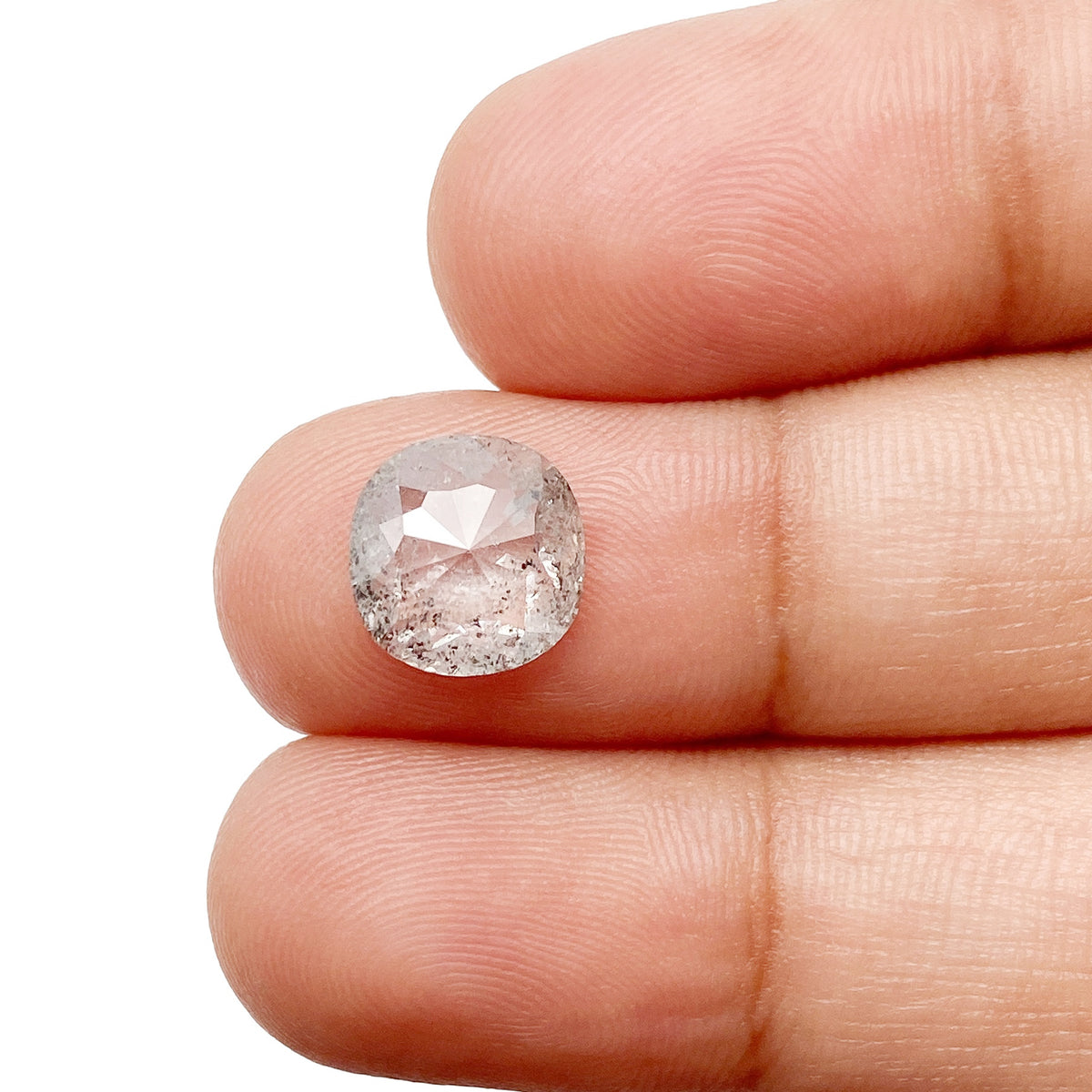 2.31ct | Rustic Cushion Shape Rose Cut Diamond - Modern Rustic Diamond