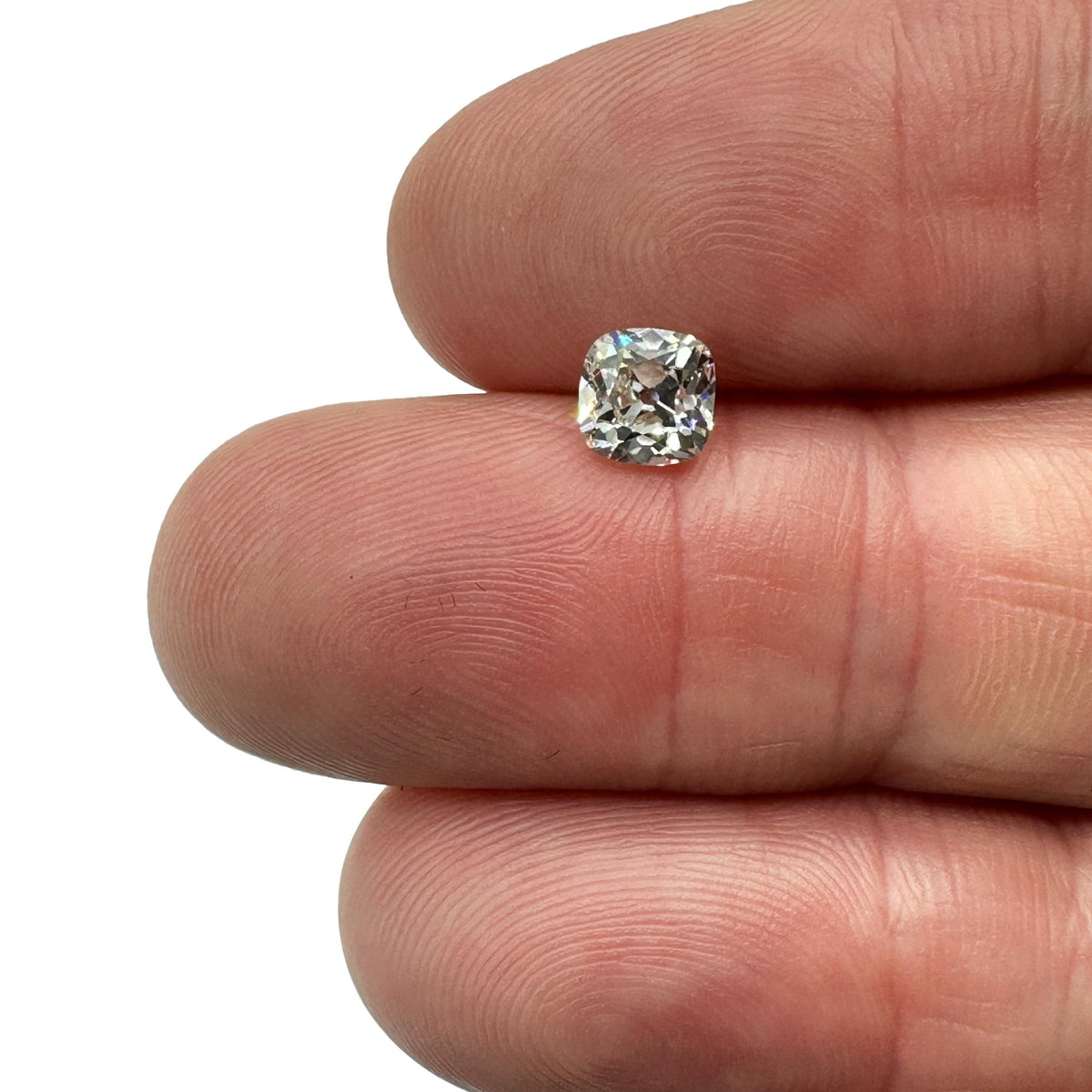 1.00ct | K/VVS1 Cushion Shape Old Mine Cut Diamond (GIA) - Modern Rustic Diamond