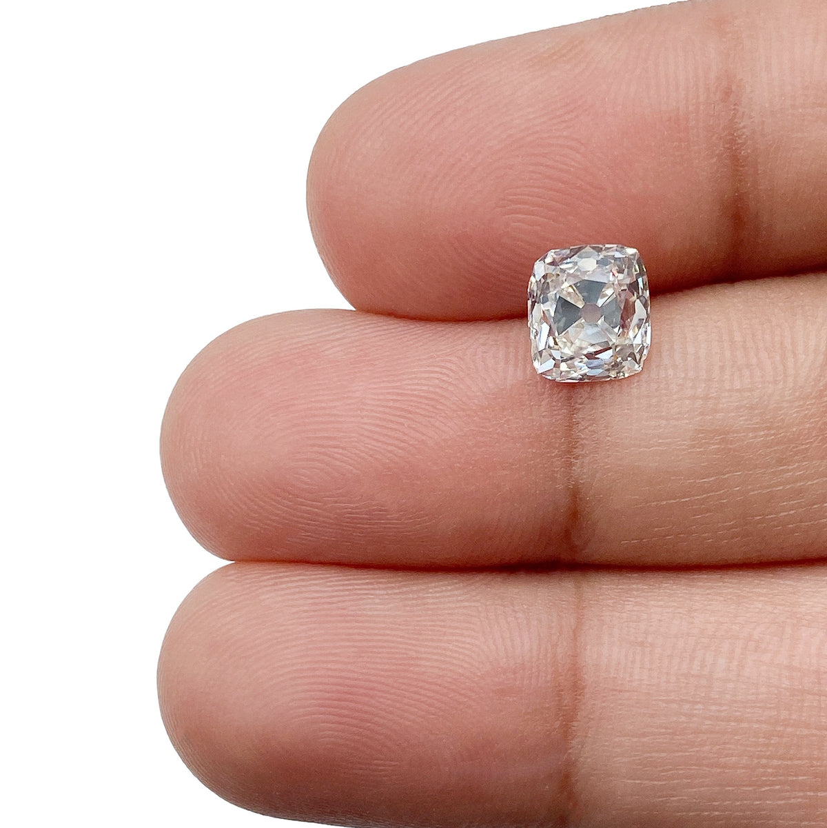 1.50ct | H-I/VS Cushion Shape Old Mine Cut Diamond - Modern Rustic Diamond