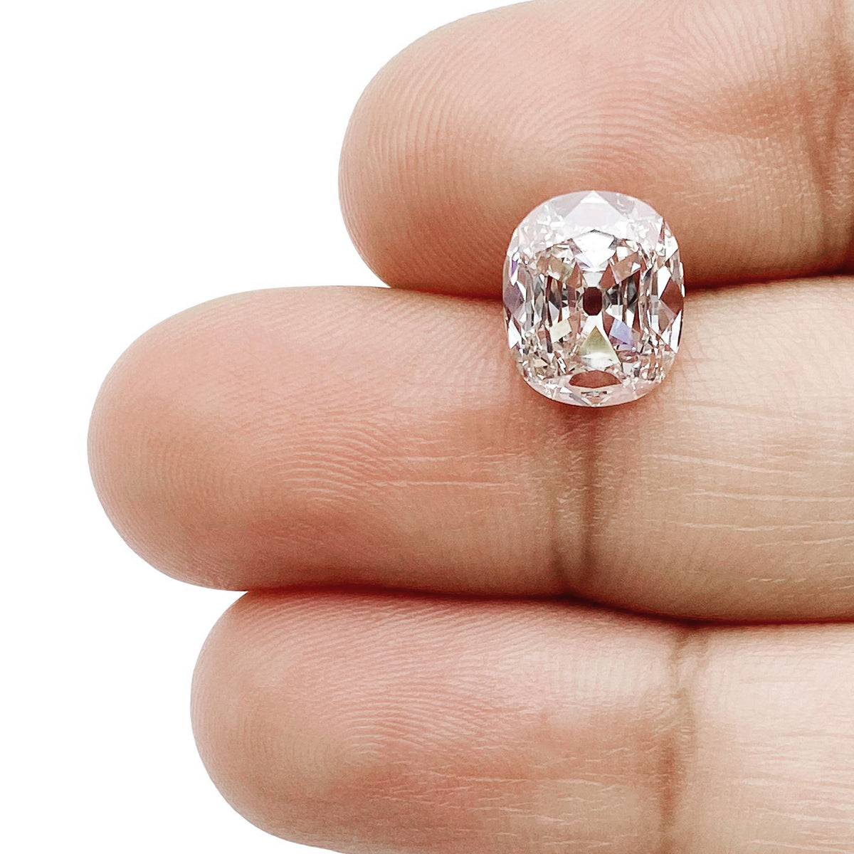 2.01ct | K/VS2 Cushion Shape Old Mine Cut Diamond (GIA) - Modern Rustic Diamond