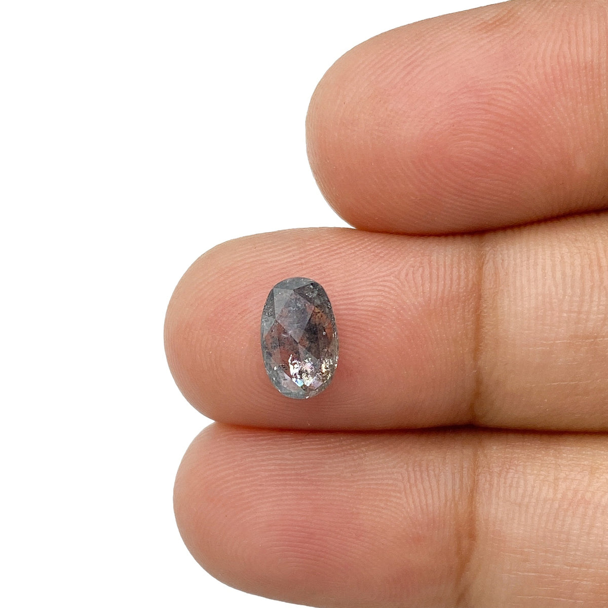 1.07ct | Rustic  Oval Shape Rose Cut Diamond - Modern Rustic Diamond