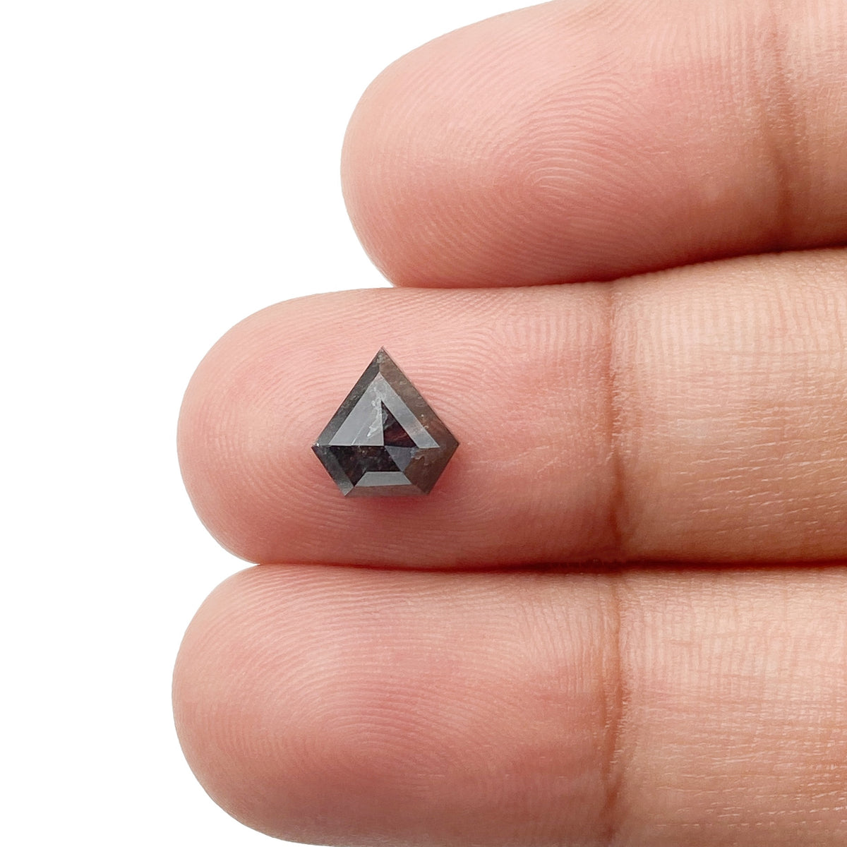 0.89ct | Rustic  Shield Shape Step Cut Diamond - Modern Rustic Diamond