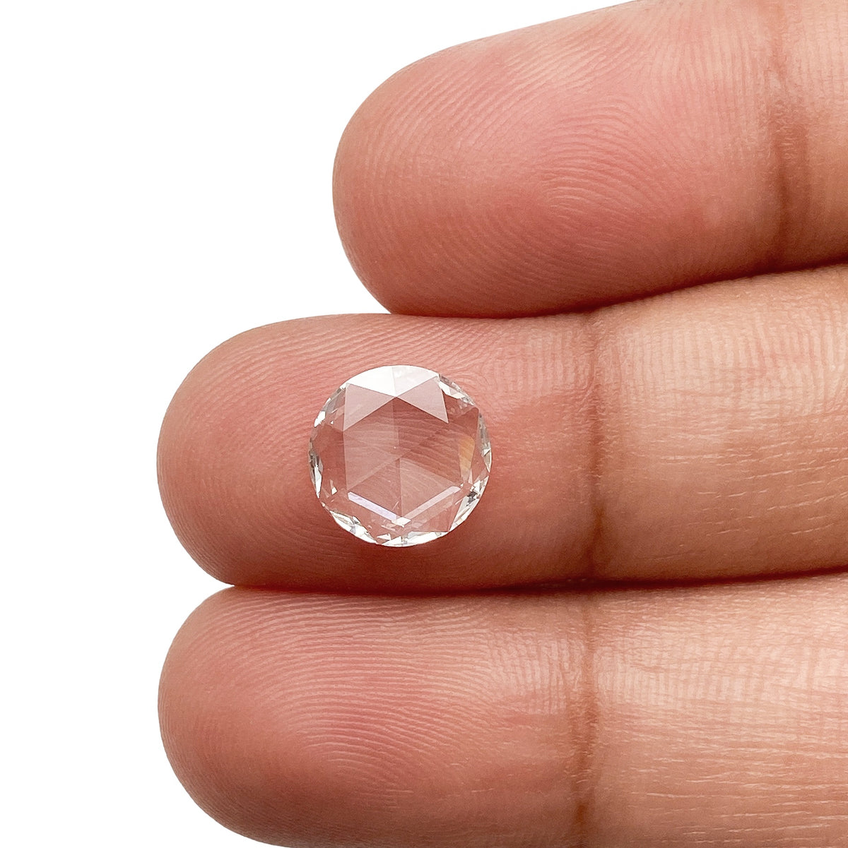 1.06ct | G/SI1 Round Shape Rose Cut Diamond (GIA) - Modern Rustic Diamond