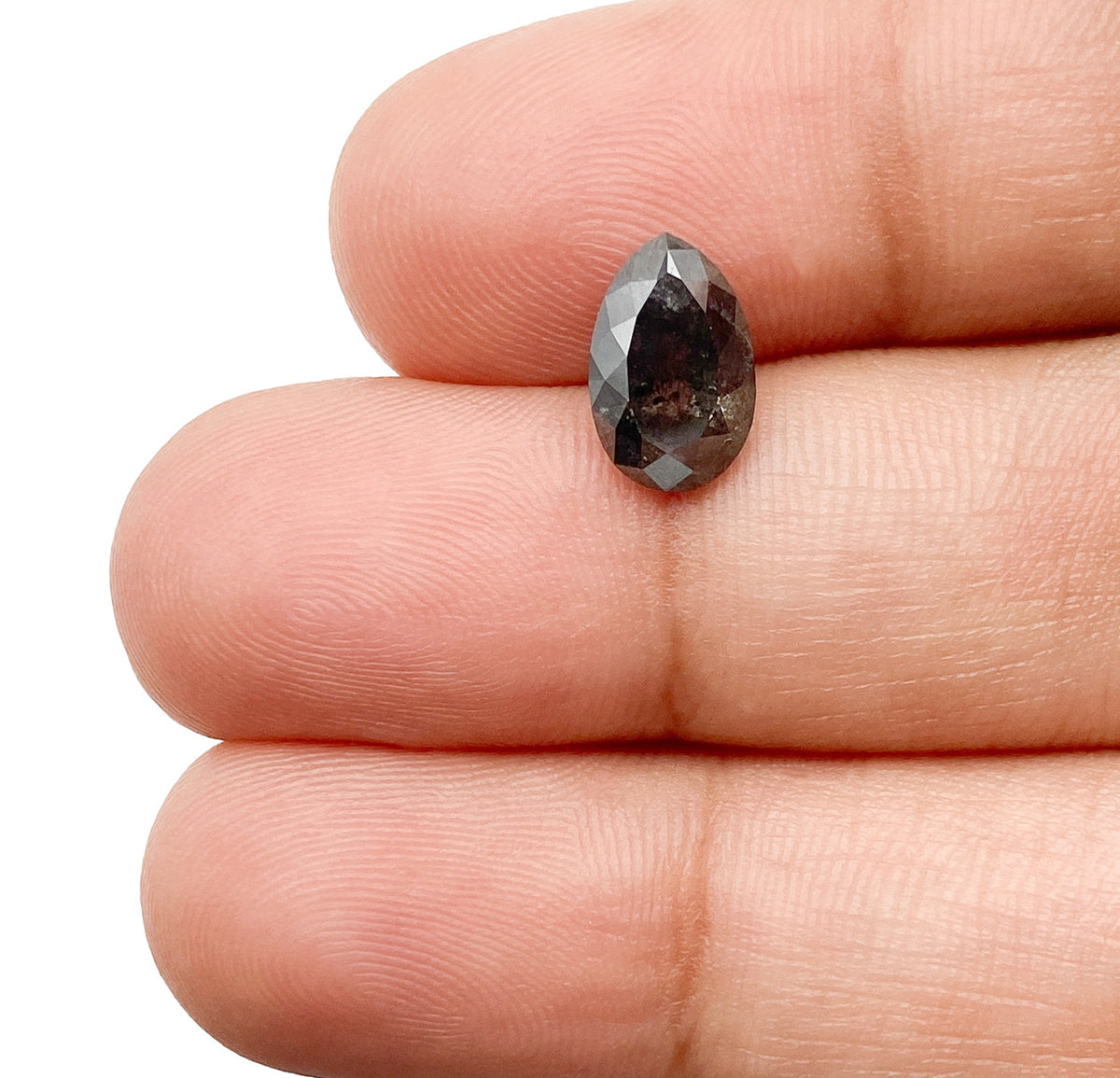 1.55ct | Rustic  Pear Shape Brilliant Cut Diamond - Modern Rustic Diamond