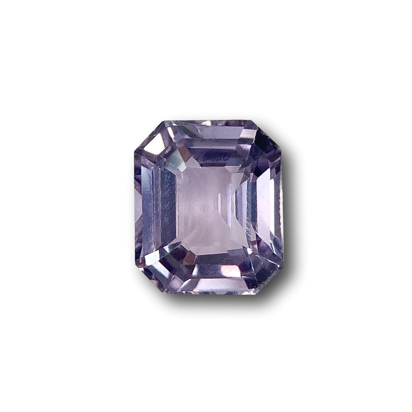 2.20ct | Emerald Cut Violet Sapphire-Modern Rustic Diamond