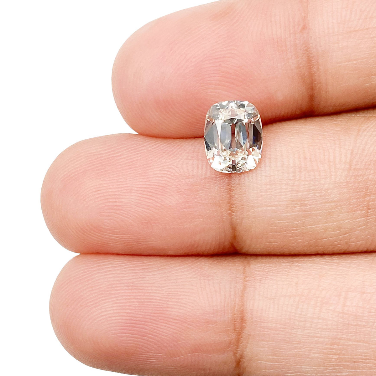 1.51ct | K/VS1 Cushion Shape Old Mine Cut Diamond (GIA) - Modern Rustic Diamond