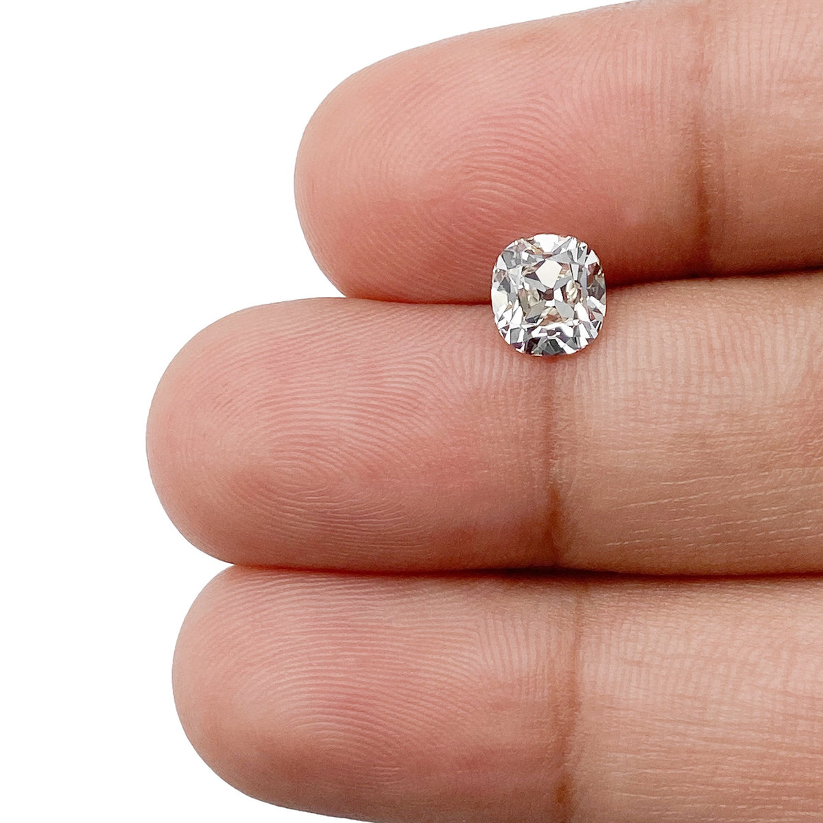 1.02ct | K/VVS2 Cushion Shape Old Mine Cut Diamond (GIA) - Modern Rustic Diamond