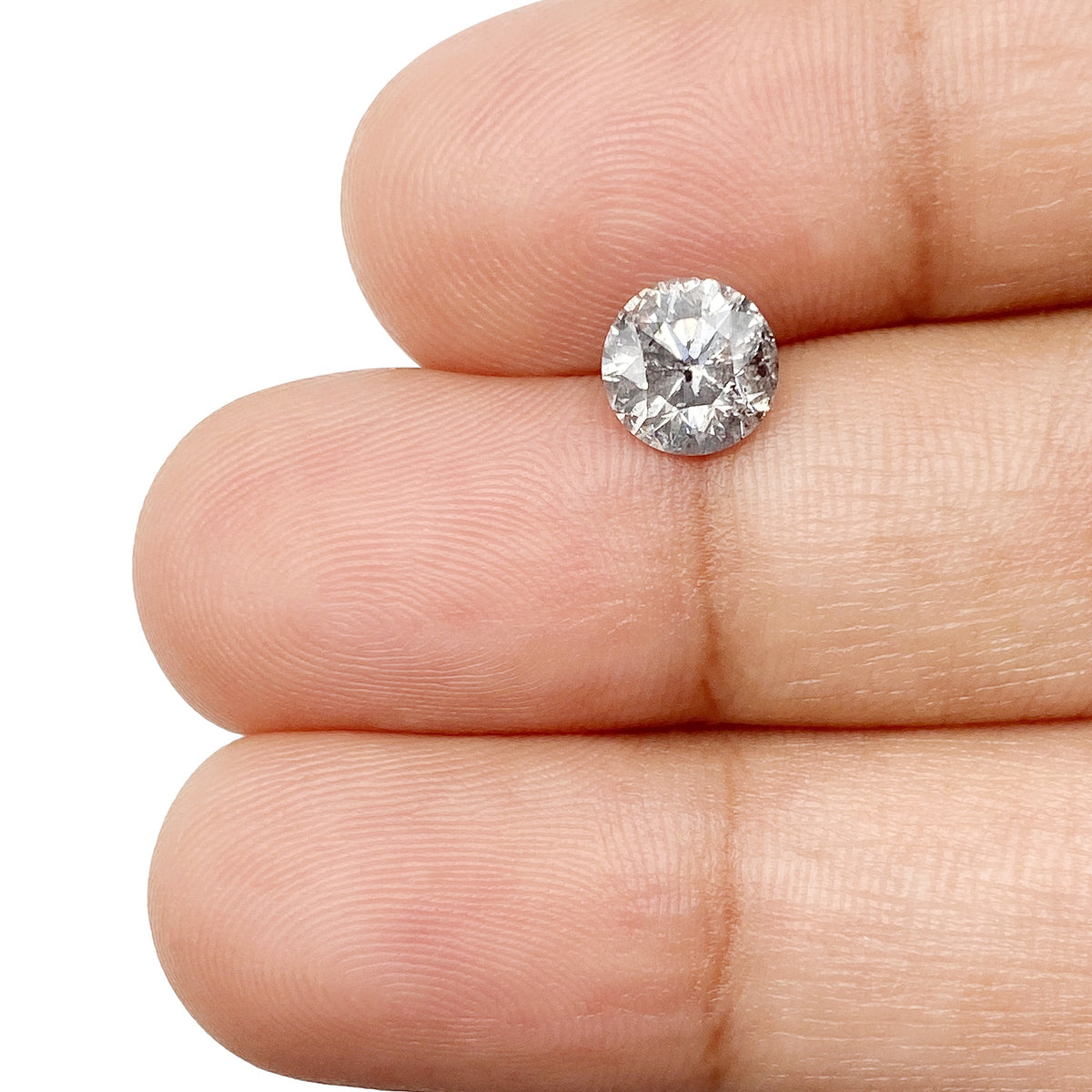 1.08ct | Rustic Round Shape Brilliant Cut Diamond - Modern Rustic Diamond