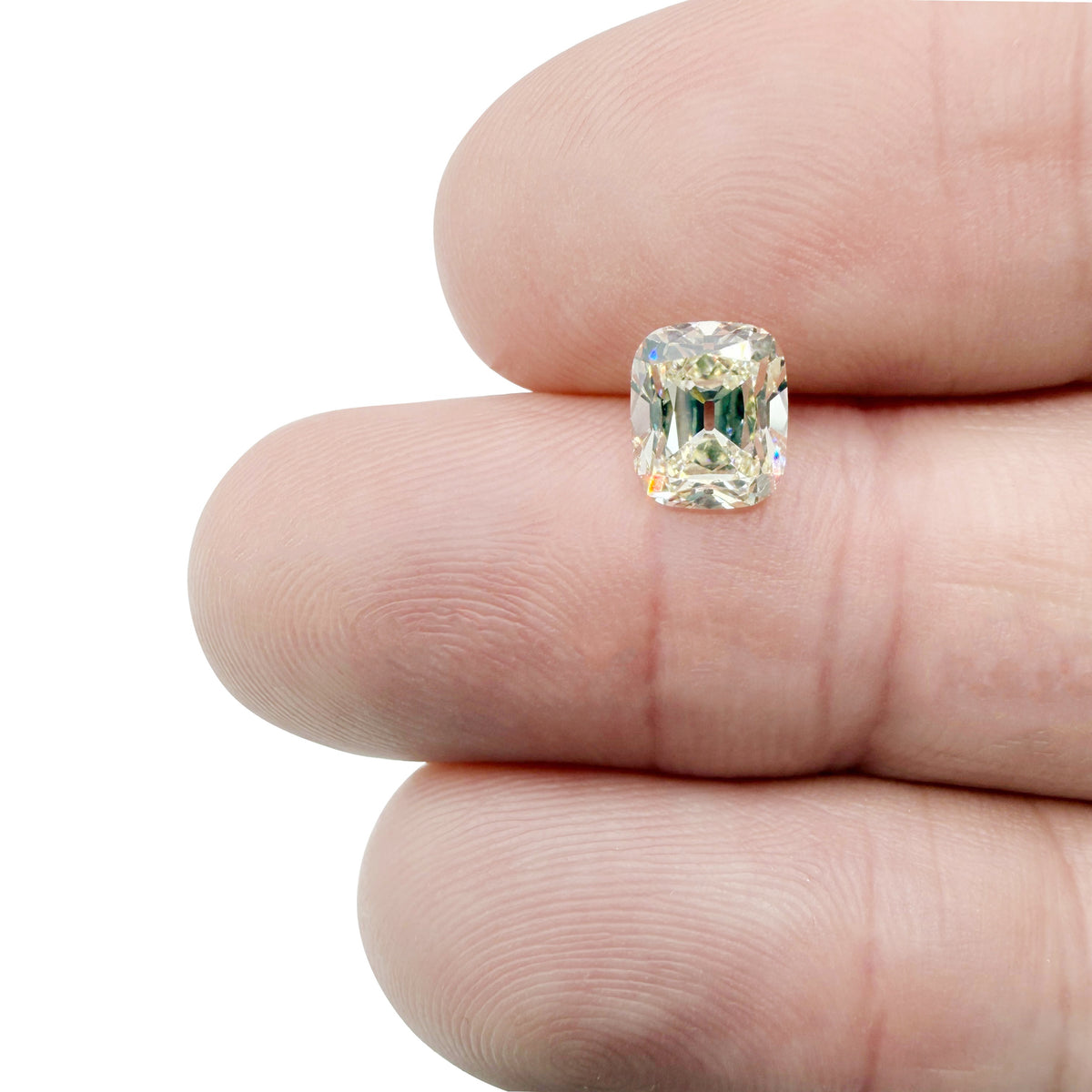 1.65ct | N/VS2 Cushion Shape Vintage Old Mine Cut Diamond (GIA) - Modern Rustic Diamond