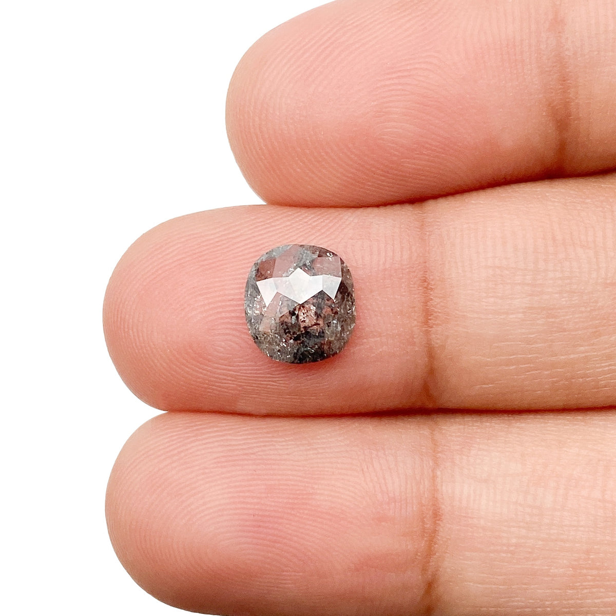 1.08ct | Rustic Cushion Shape Rose Cut Diamond - Modern Rustic Diamond